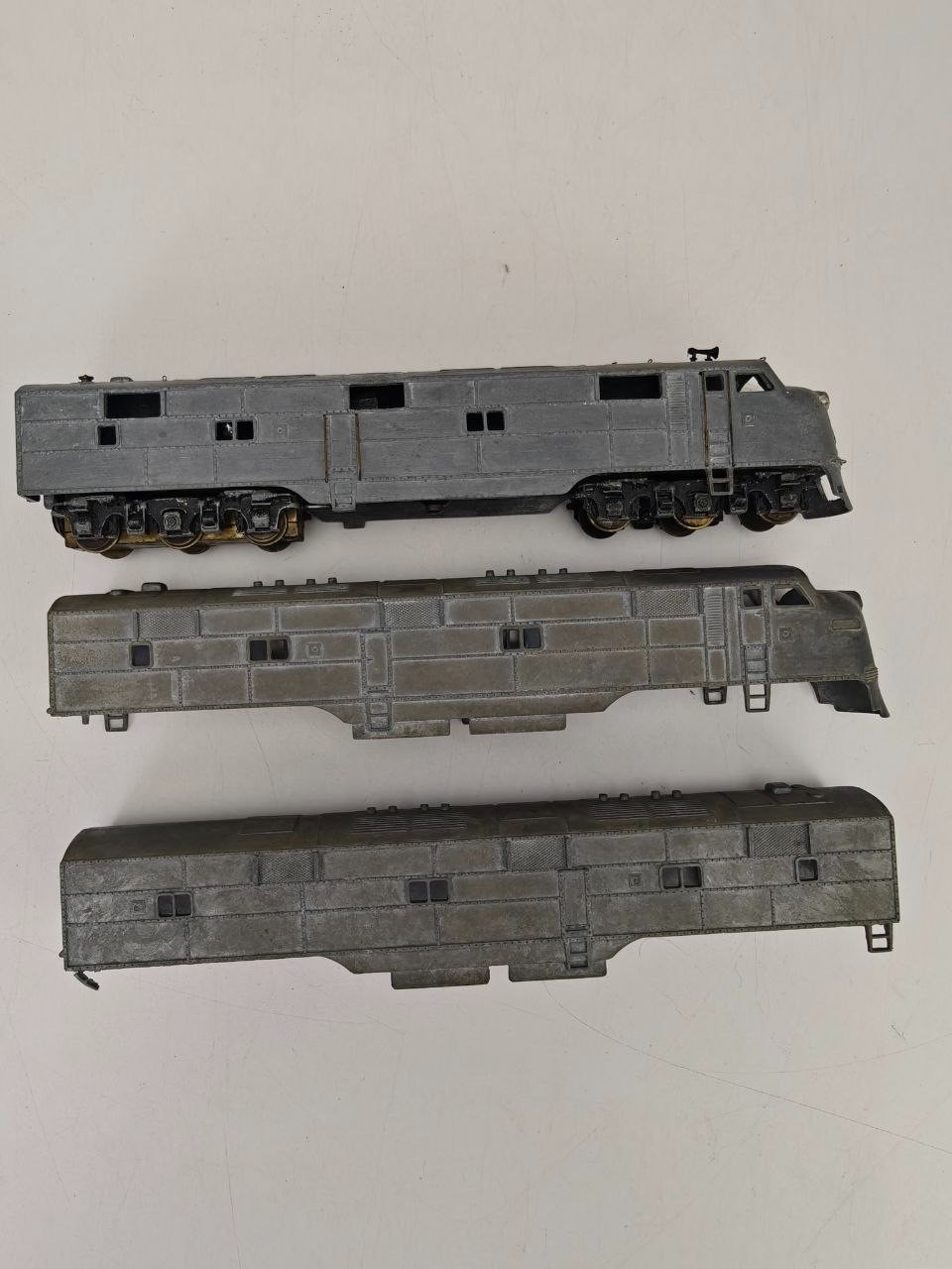 These bodies are Hobbytown E7 Unit A-B-A Brass Die Cast Project READ