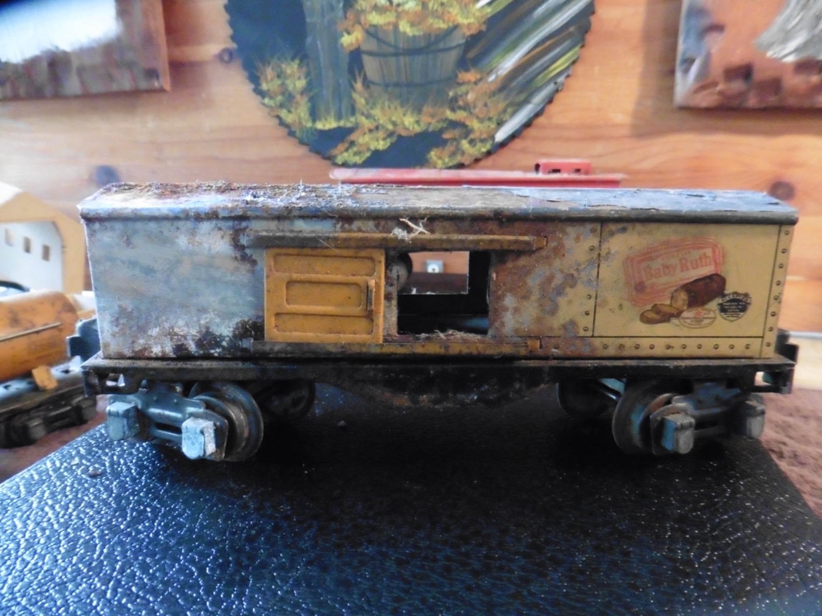 3 Vtg Pre War O Gauge Lionel Lines Tin Metal Model Train Cars 2680 – 2682 – 2679