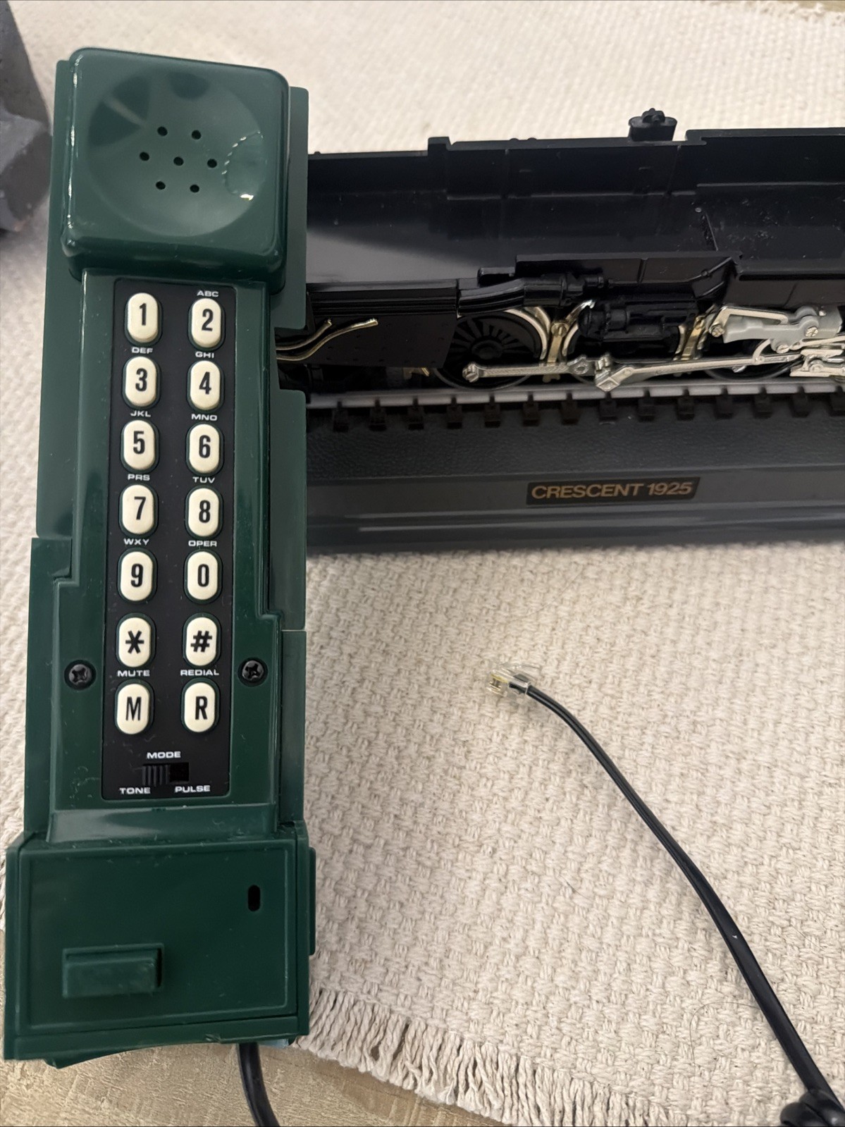 Vintage Crescent Telemania Train 1925 Locomotive Telephone