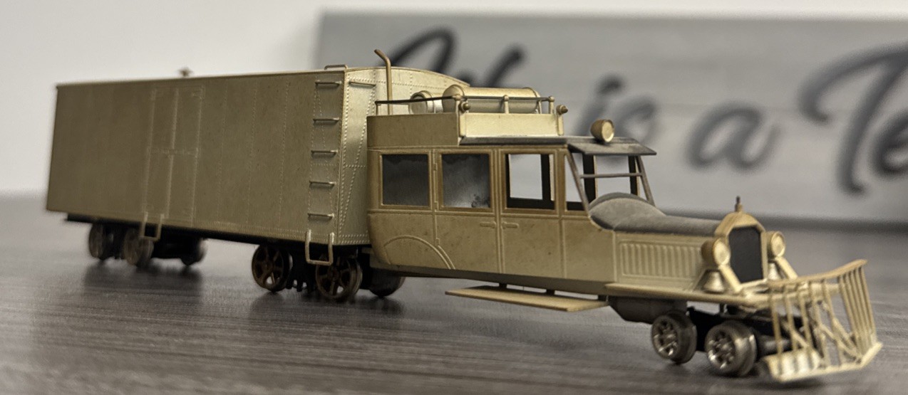Pacific Fast Mail Sn3 Brass Rio Grande Southern 3-Truck Galloping Goose F/Ptd.