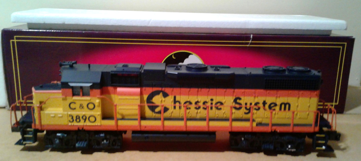 O 3-RAIL MTH EMD GP38-2 CHESSIE SYSTEM C&O #3890 20-2186-1 PROTOSOUND