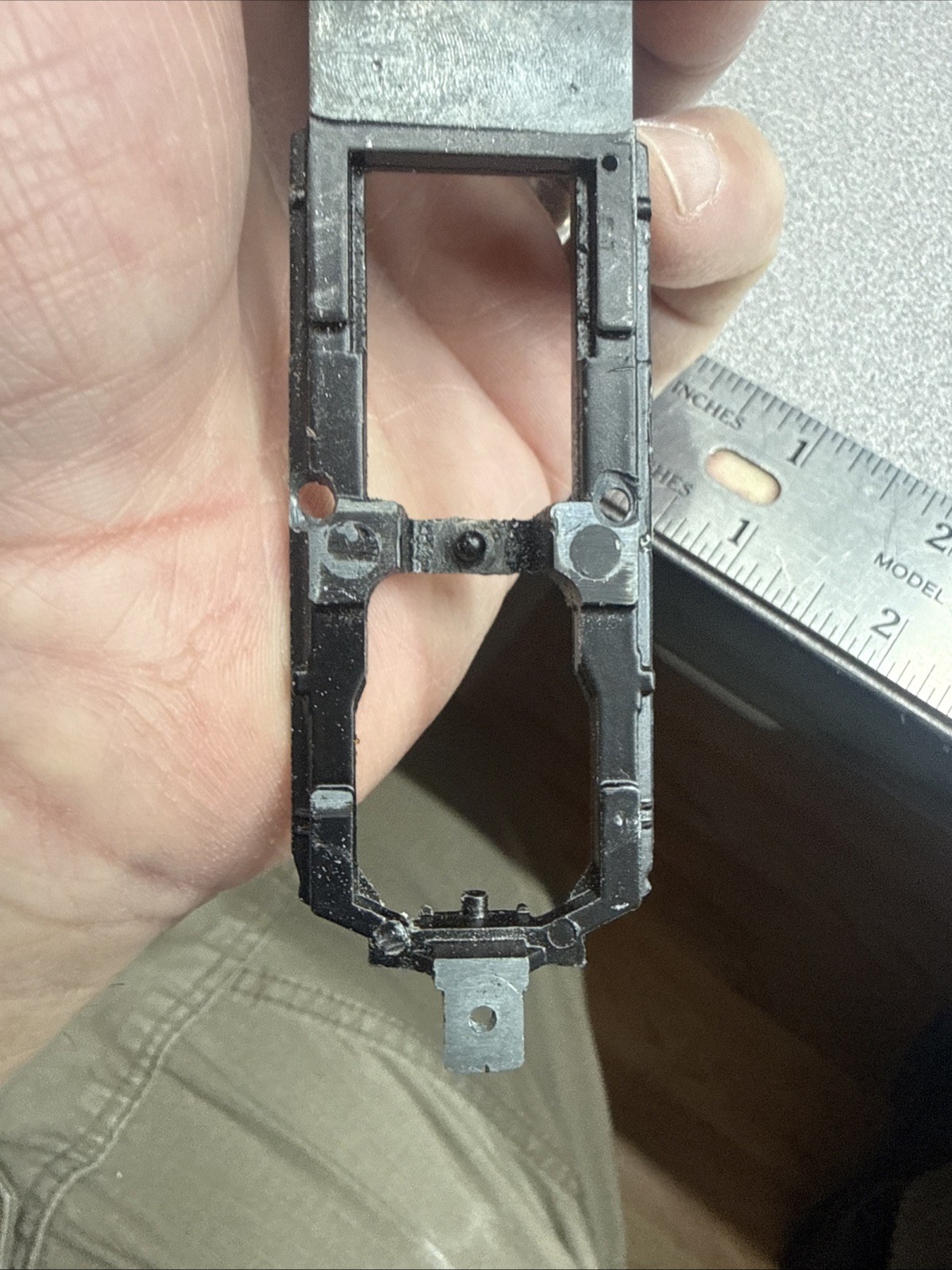 Ho Athearn Chassis Frame Unspecified Altered For Can Motor With Air Tanks Look