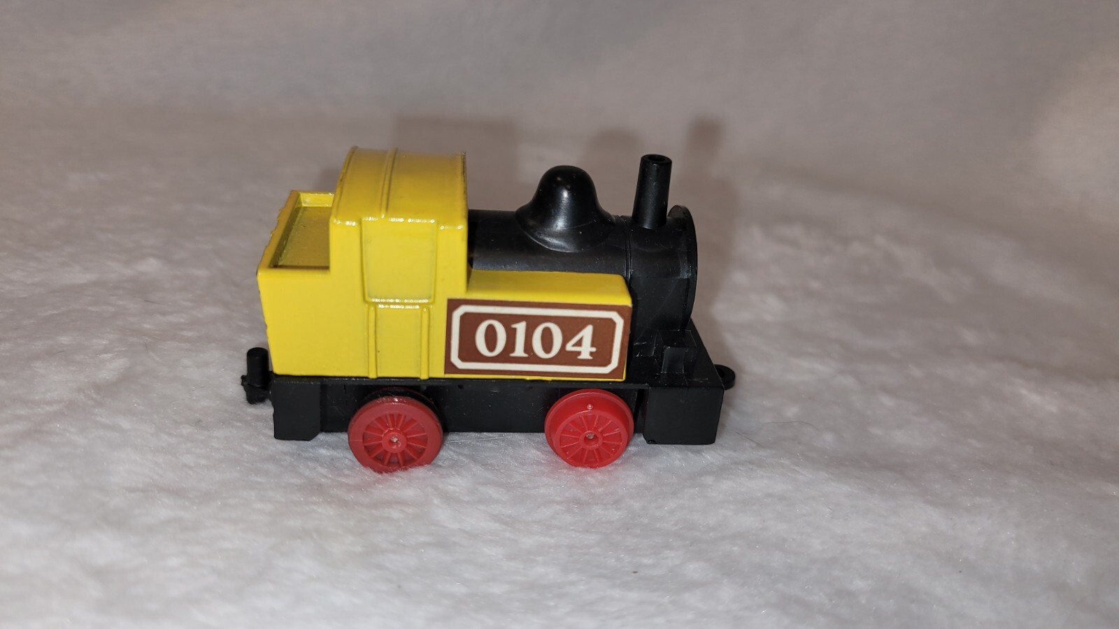 Vintage # 1014 Pull Back Steam Loco Train Engine Locomotive Yellow Works