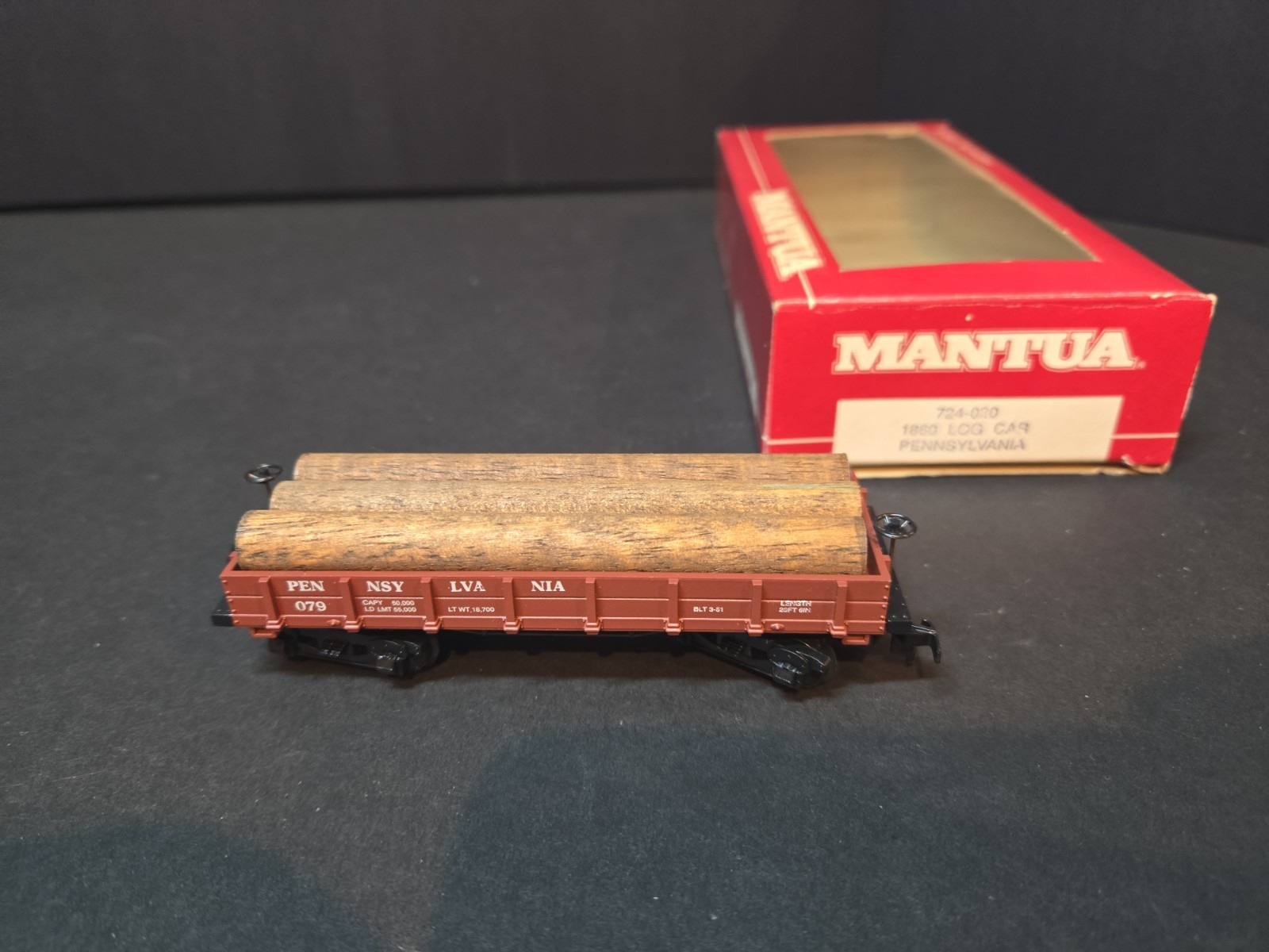 Mantua Passenger & Log Car Bundle! 3 Train Cars HO Scale See Details! US Seller