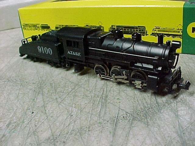 Minitrix N Road 9100 9mm 0-6-0 Steam Locomotive 2916 Model Train AT&SF