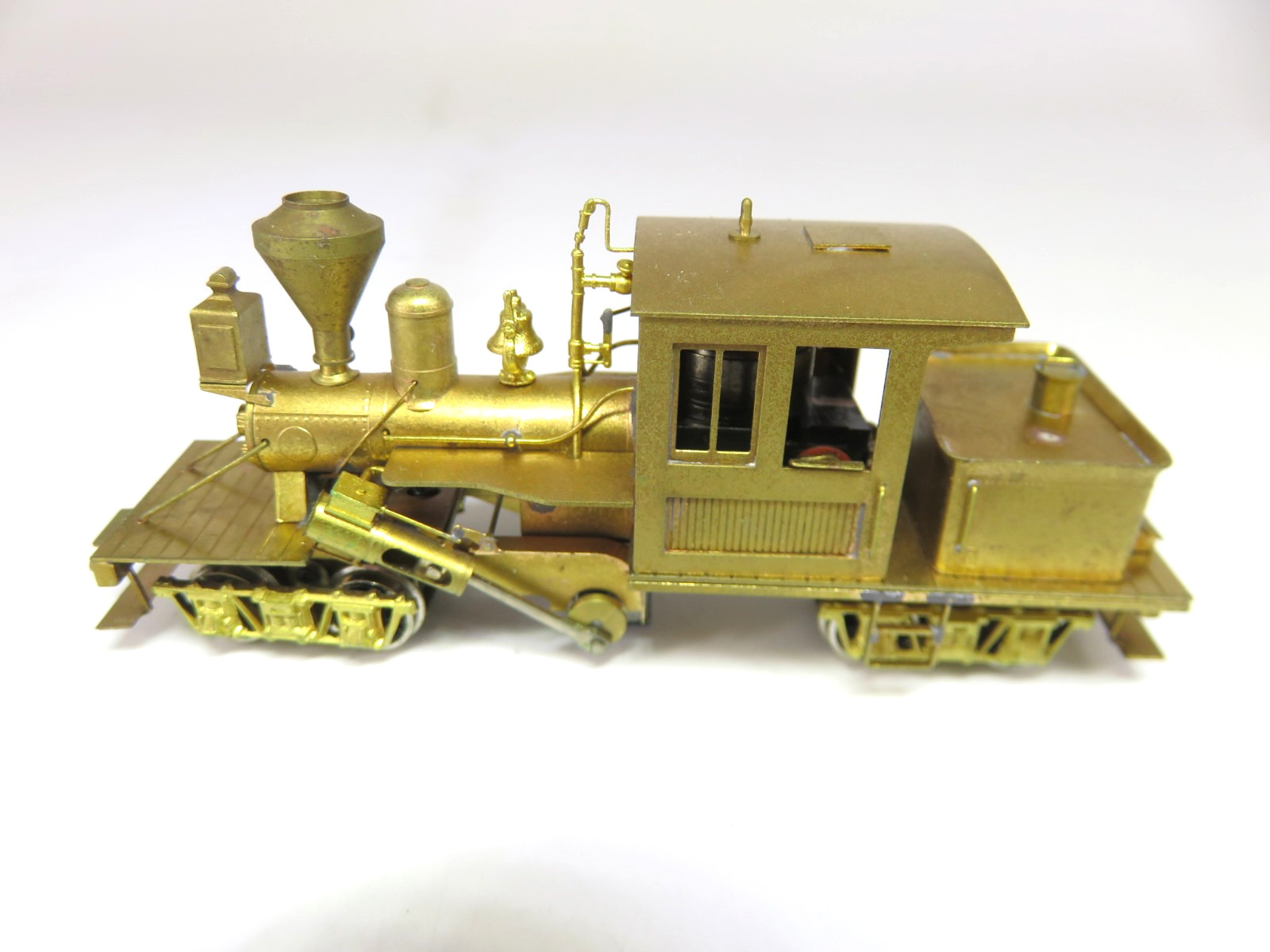 Flying Zoo Brass HOn3 Scale 18 Ton Climax Steam Logging Locomotive