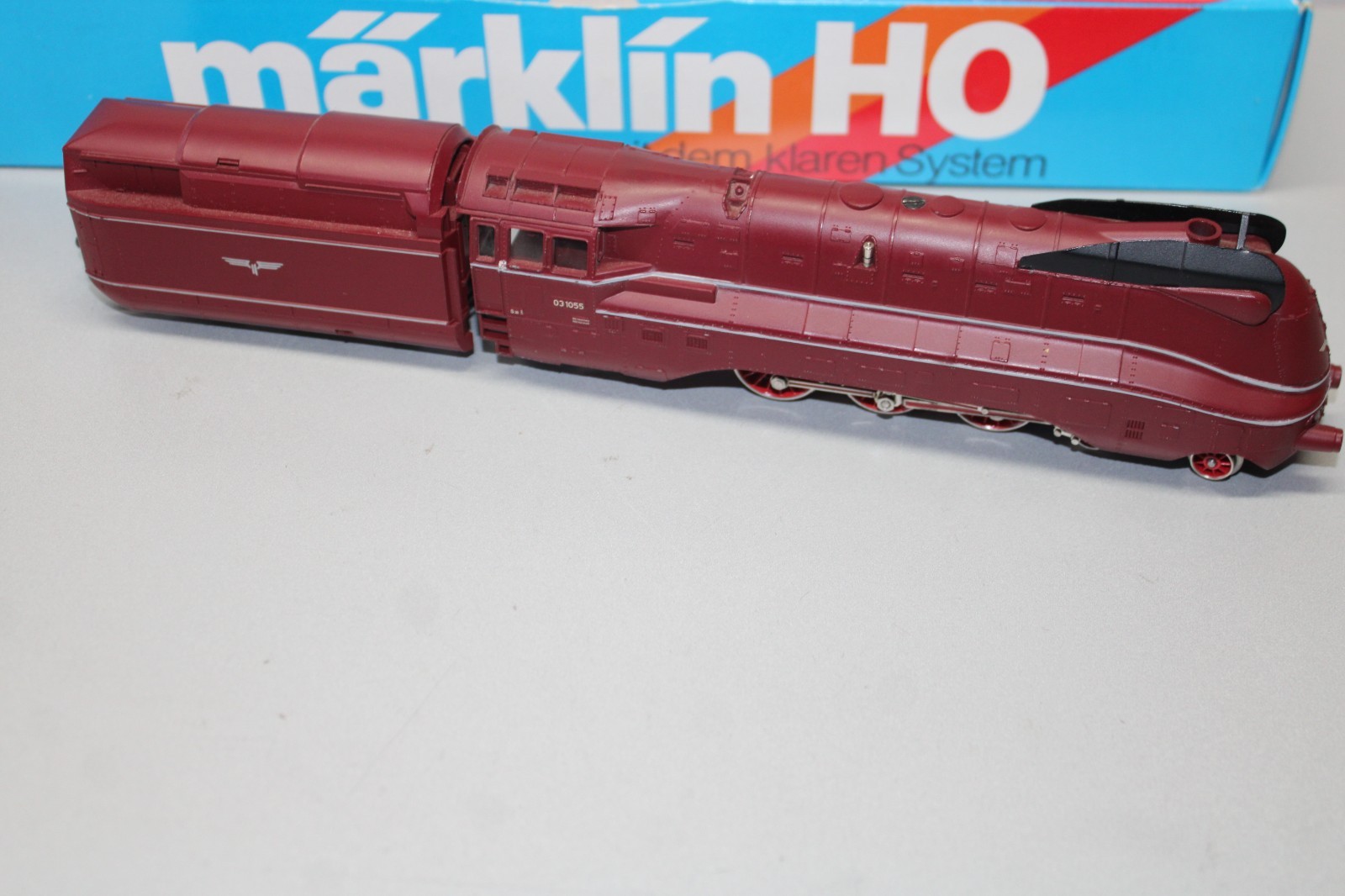 Märklin 3089 Steam Locomotive Class 03 1055 DRG Red Gauge H0 OVP