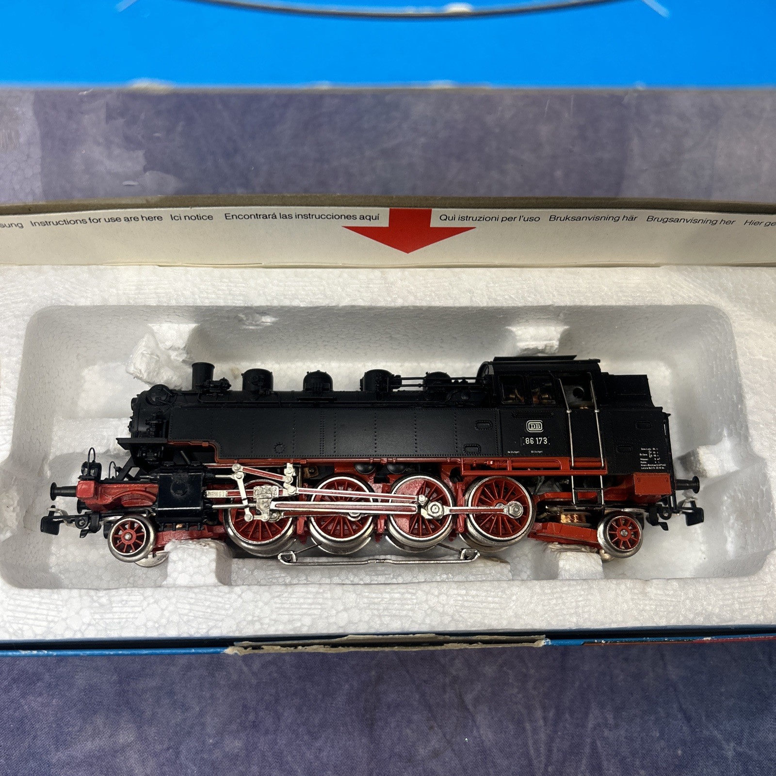 Marklin 3096 HO Scale DB 86-173 Steam Tank Locomotive NEW