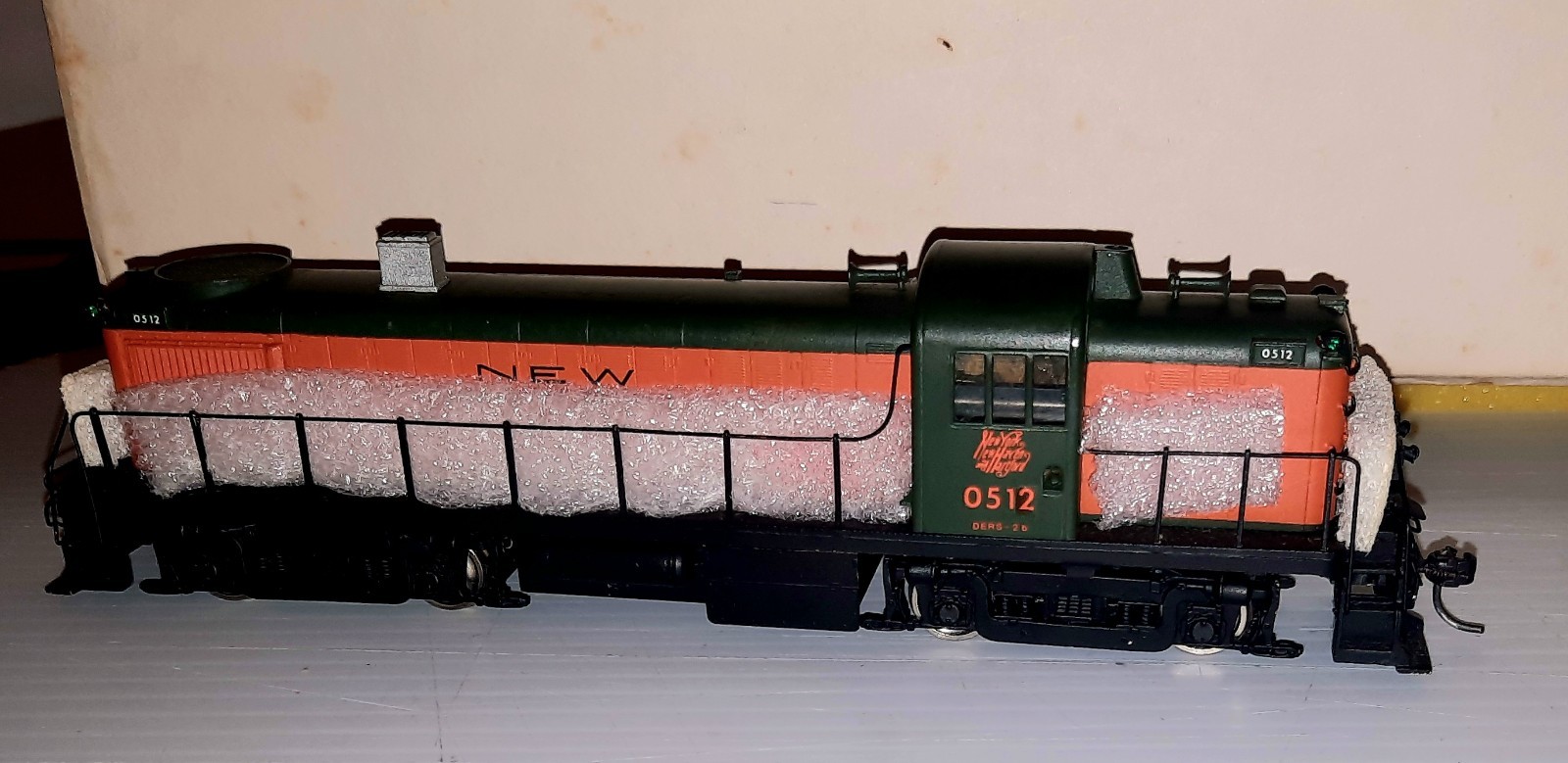 HO Alco Products Samhongsa Brass Custom Painted New Haven Railroad RS-2 #0512