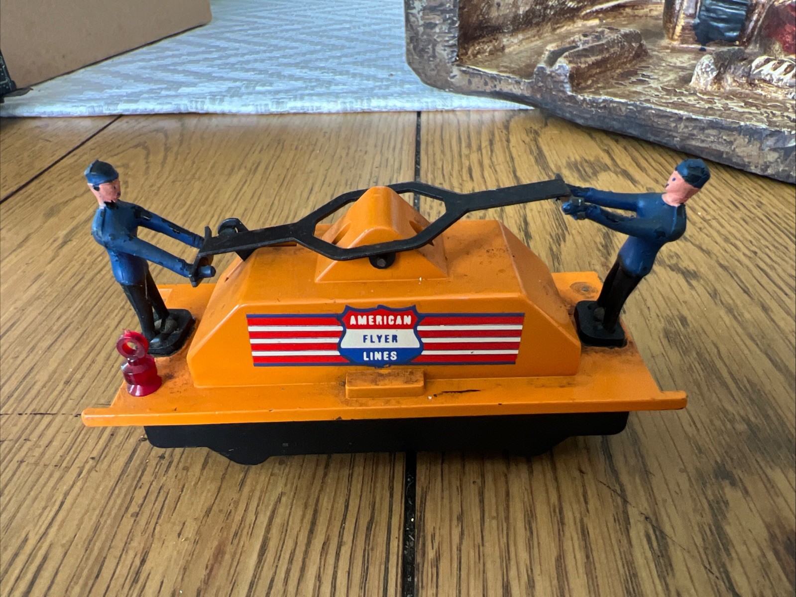 AMERICAN FLYER 740 HANDCAR EXCELLENT CONDITION RUNS WELL