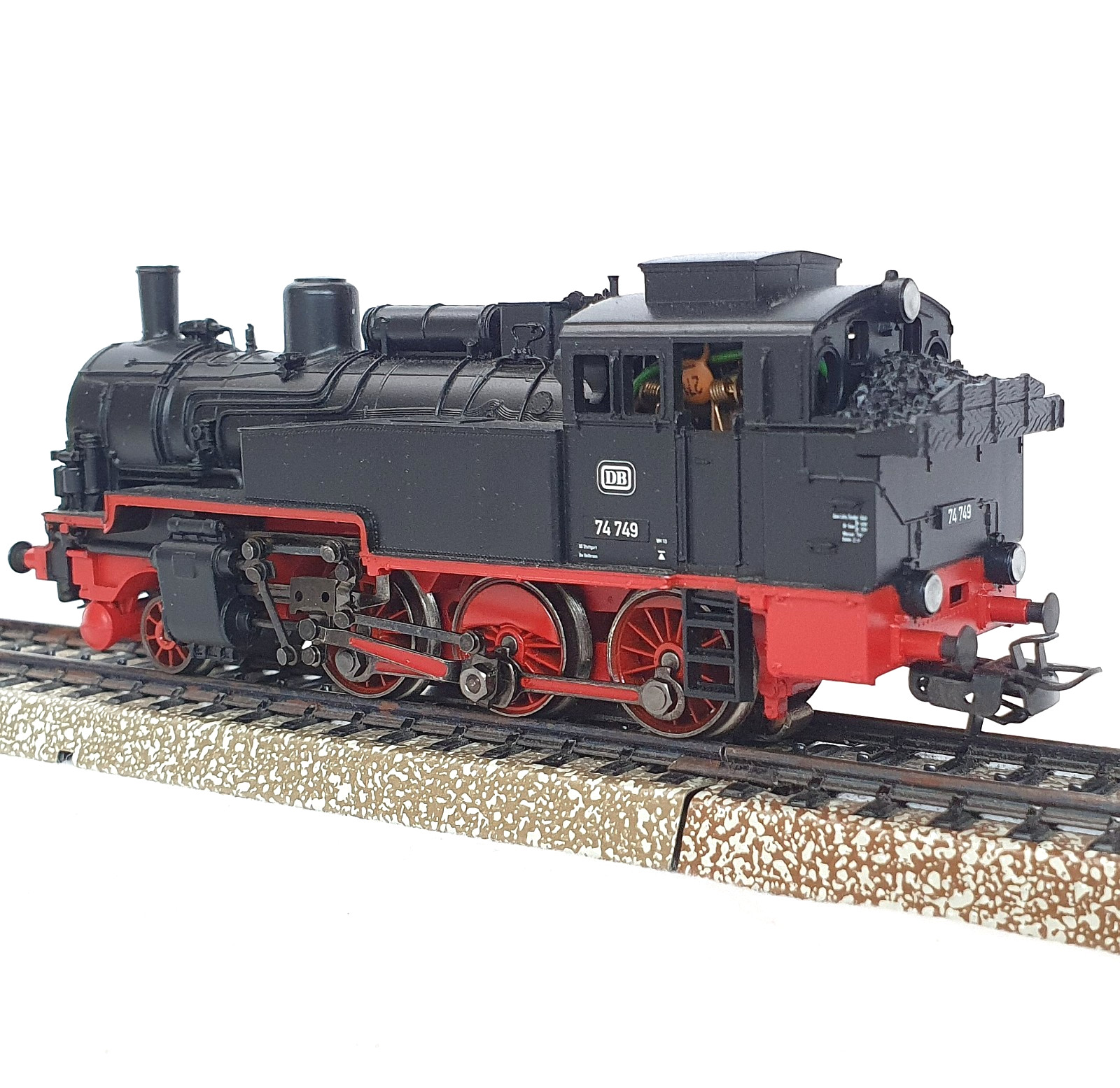 Marklin Delta Digital AC HO 1:87 German DB BR-74 STEAM TENDER LOCOMOTIVE NMIB`00