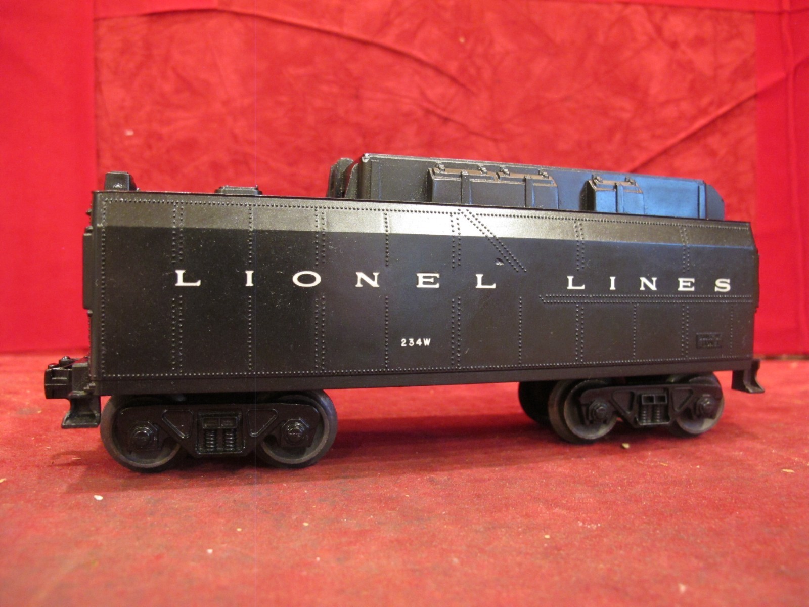 very clean Lionel Lines 234W Whistle Tender Postwar O Gauge Tested works well