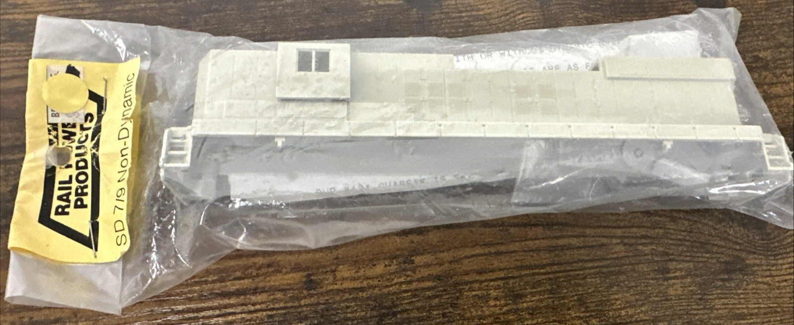 Rail Power Products HO Scale SD7/9 Diesel (Non-Dynamic) Undecorated Shell NIP!