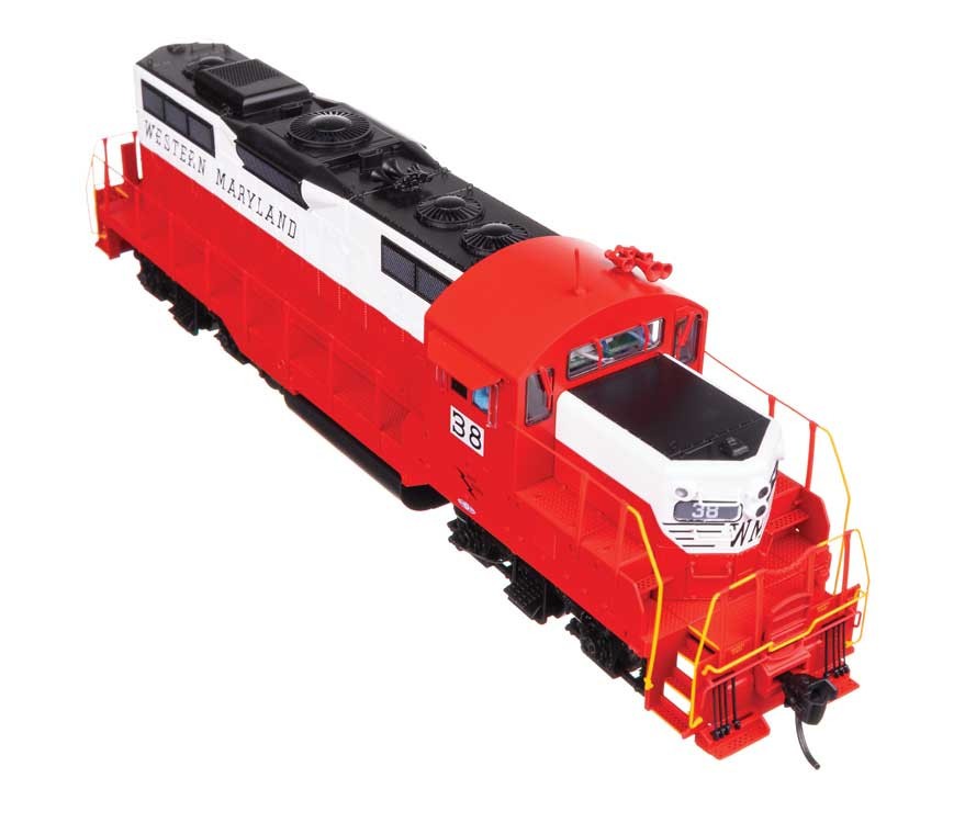 Walthers Proto ~ HO Scale ~ EMD GP9 ~ DC ~ Western Maryland WM #38 ~ 920-49738