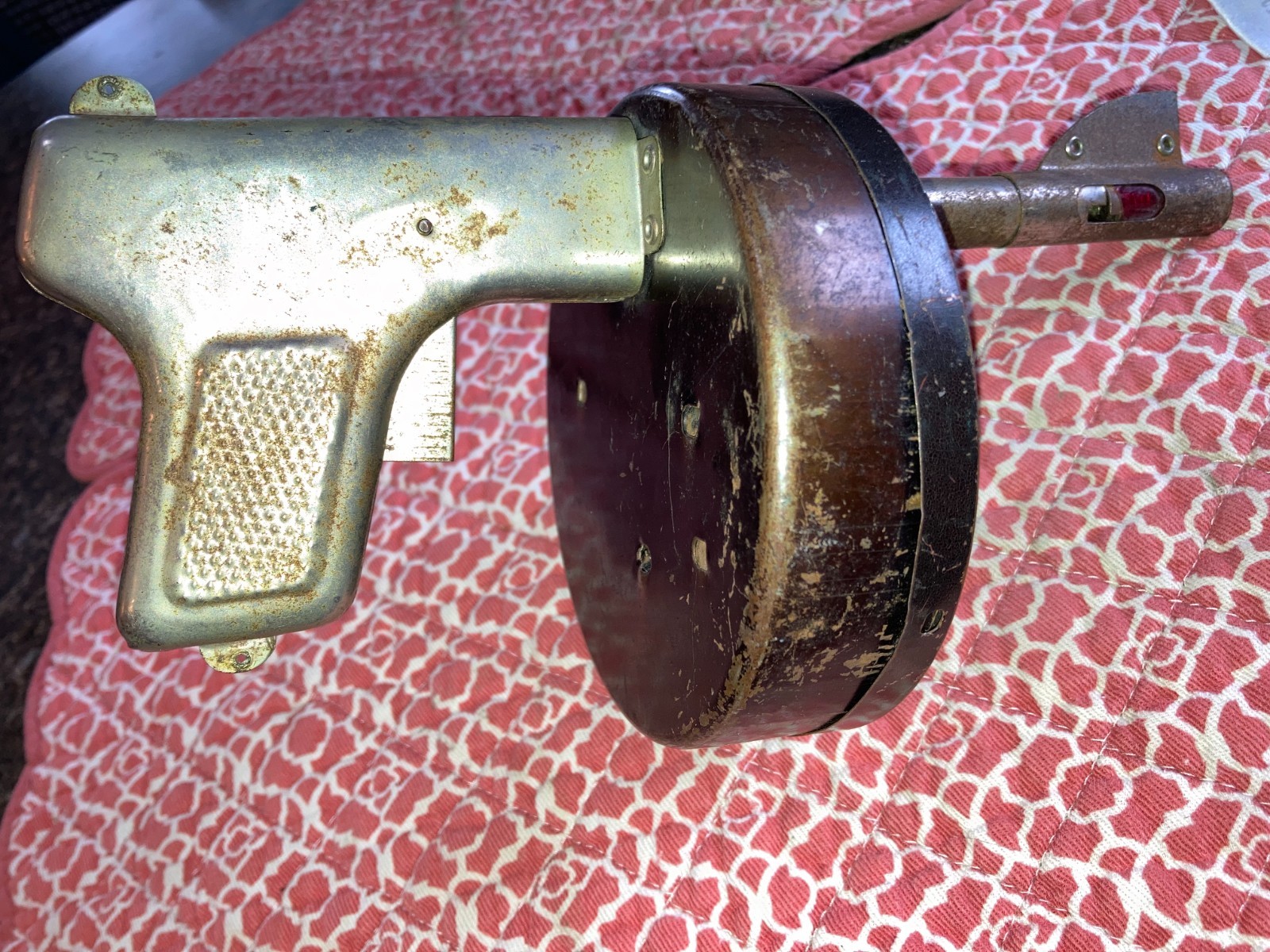 Hoge Toy #50 Junior Tommy Gun Battery Operated Mfg. 1930’s