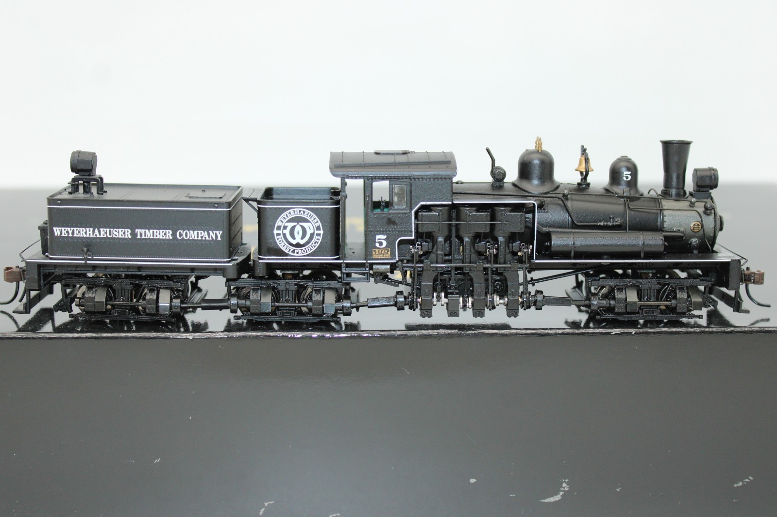 Bachmann HO Weyerhaeuser 80 Ton 3 Truck Shay Steam Locomotive #5 DCC Ready 81905