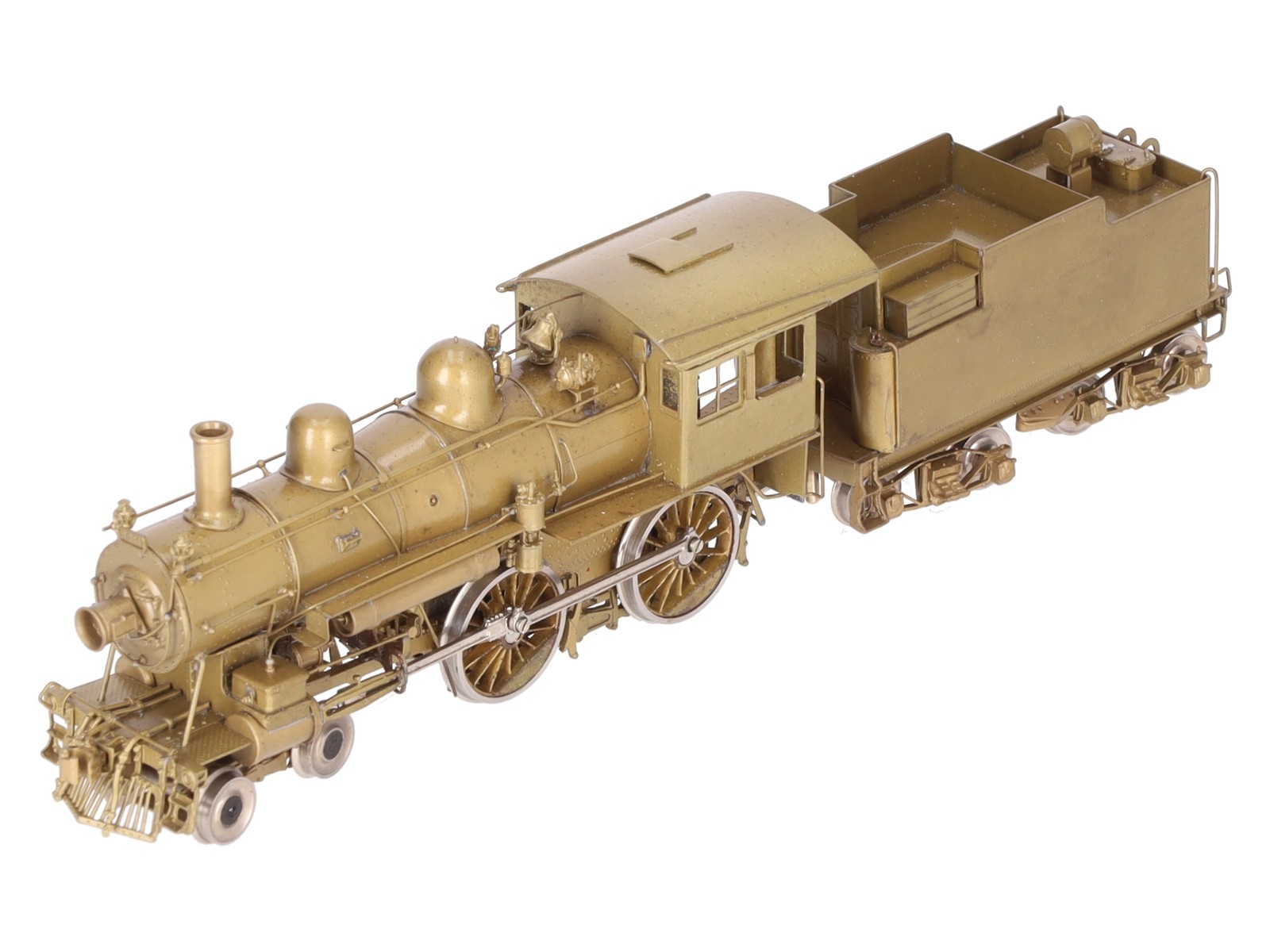 Pacific Fast Mail HO BRASS B&M 4-4-0 A-41F Steam Locomotive & Tender- Unpainted