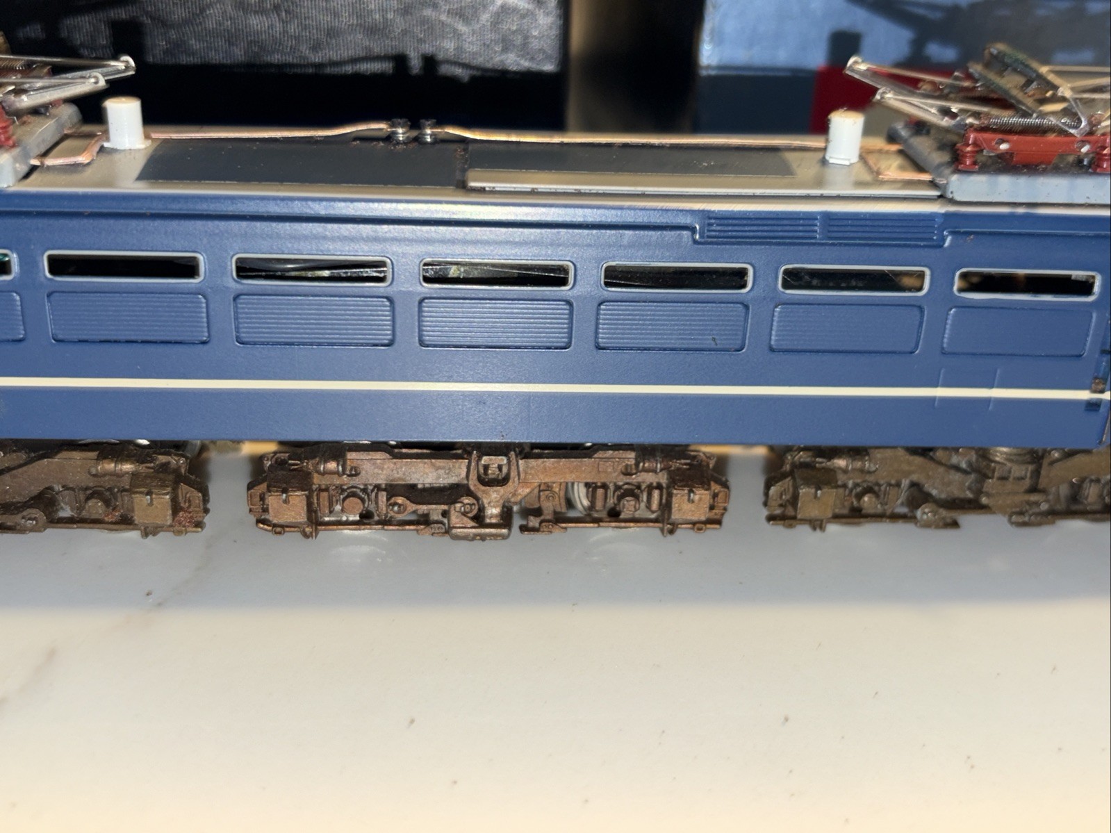 KATSUMI EF66 Electric Locomotive HO Scale brass Model Train EF-66