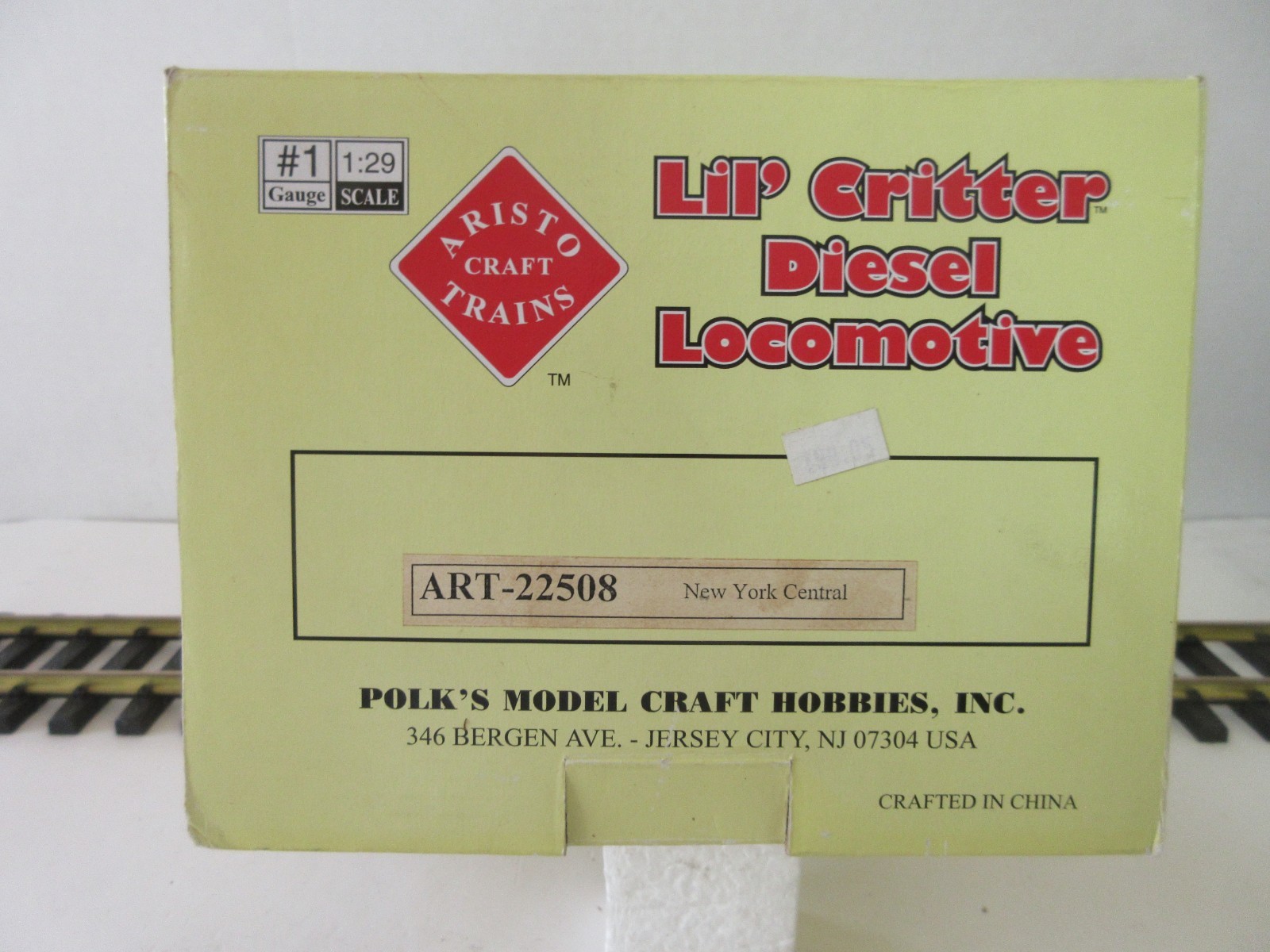 G SCALE ARISTO CRAFT 22508 NEW YORK CENTRAL LIl’ CRITTER DIESEL LOCO