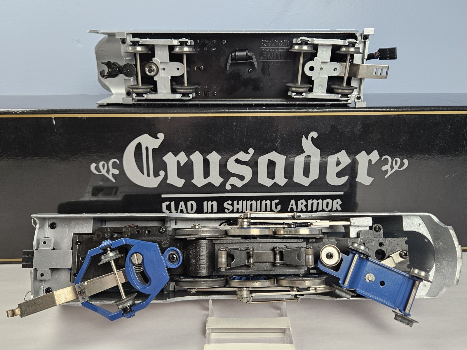 Used K-Line K-1925 O Gauge Reading Crusader Passenger Train Set Boscov’s 1/1000