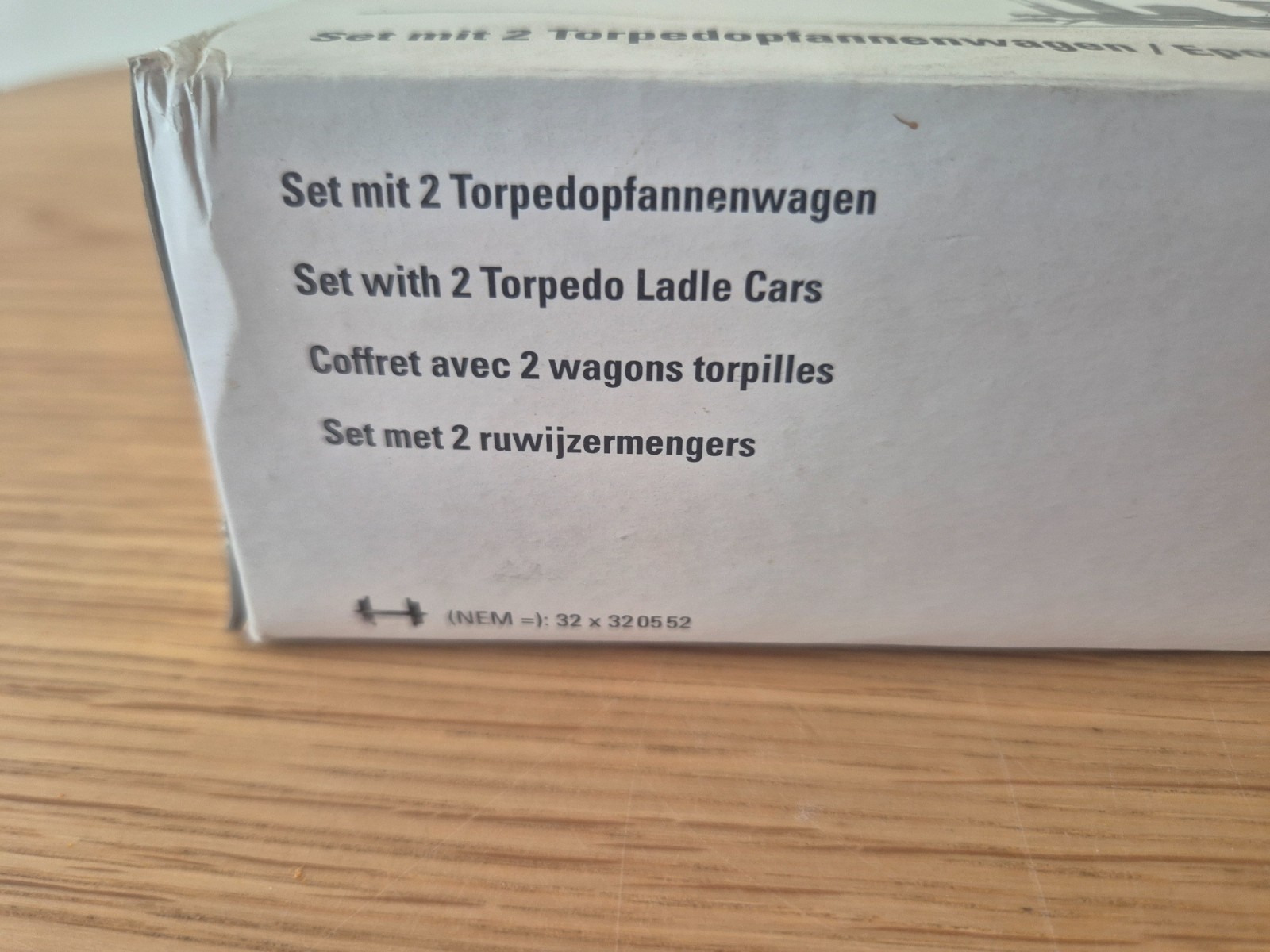 MäRKLIN HO 48292 SET WITH TWO TORPEDO LADLE CARS TYP 8008 EUH BRAND NEW