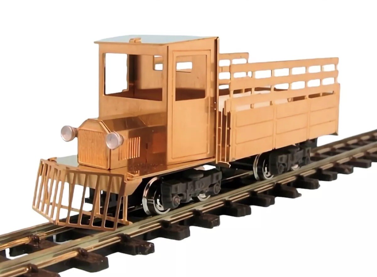 HOn30/HOe/HOn2-1/2 Scale Aru-Model Freelance Pickup Rail Truck Kit w/Power Drive