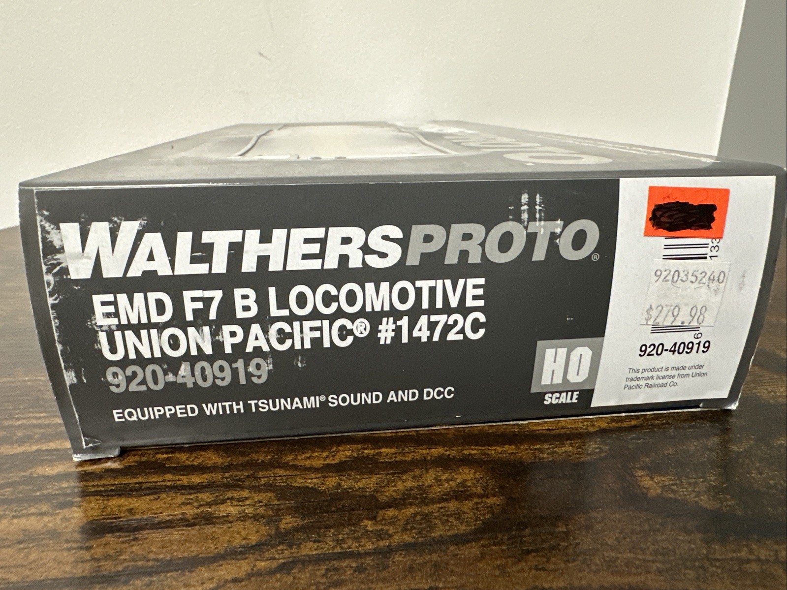 Walthers Proto HO #920-40919 F7B Locomotive Union Pacific #1472C w/DCC/Snd – CC