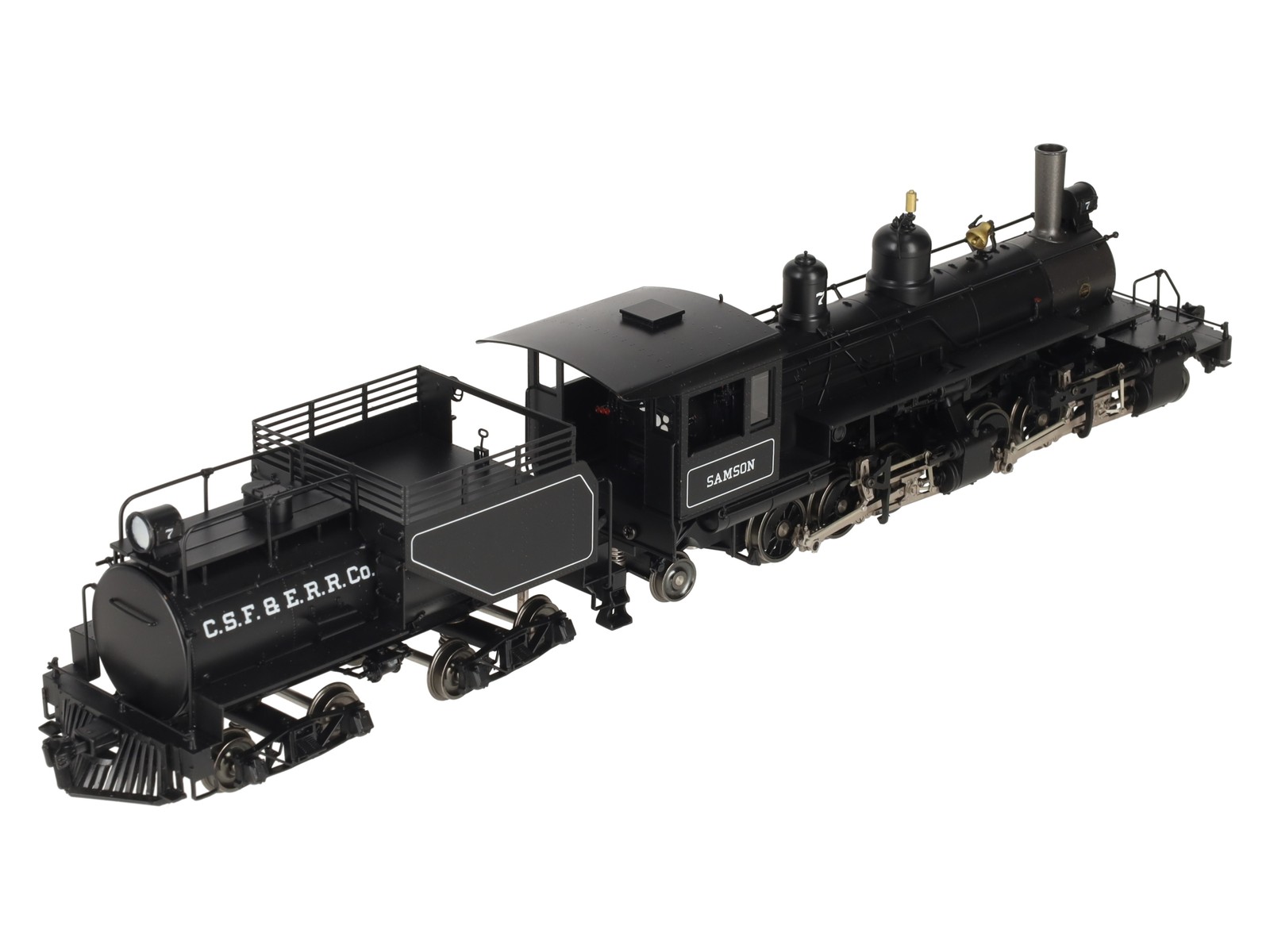Sunset Models O 2-Rail Brass Samson Black Boiler 2-6-6-2 Steam Loco & Tender #7