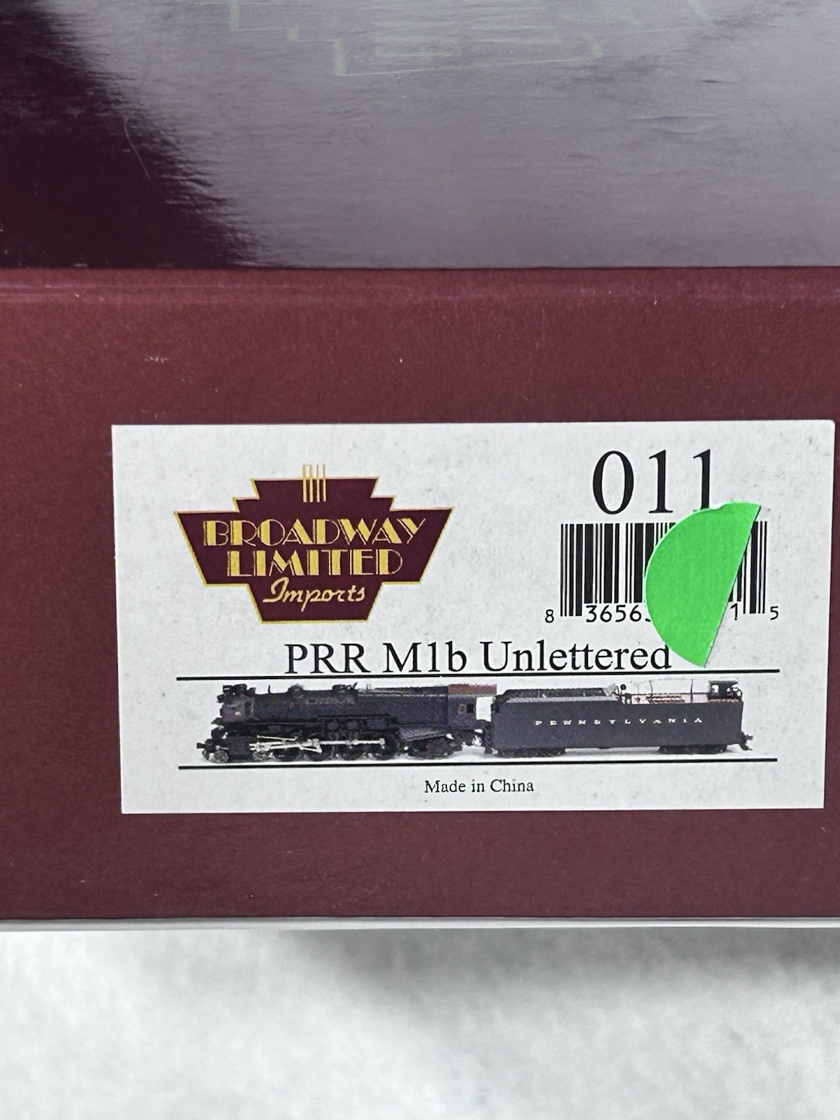 Stunning BLI Pennsy RR P1b Unlettered DCC/Quantum QSI Snd HO Steam Loco