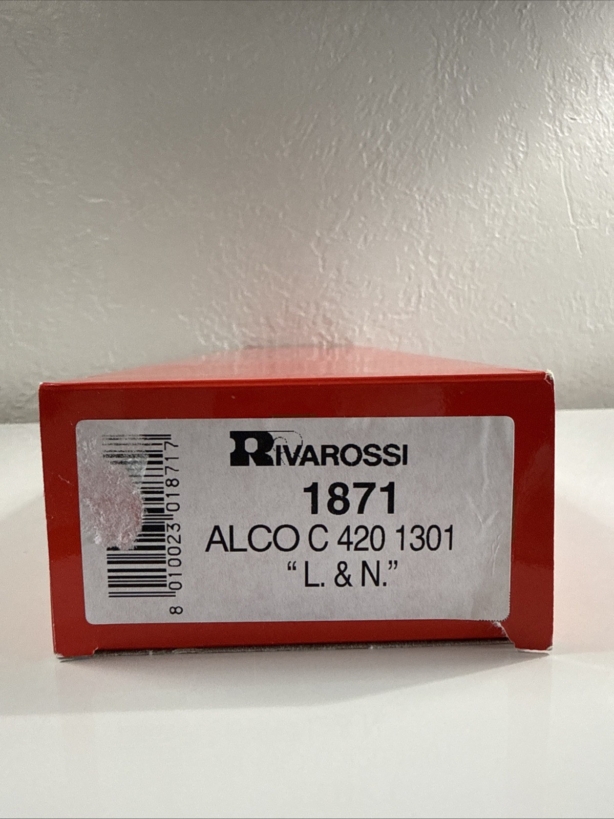 Vintage RIVAROSSI HO SCALE #1871 Diesel Locomotive ALCO C 420 1301 L&N