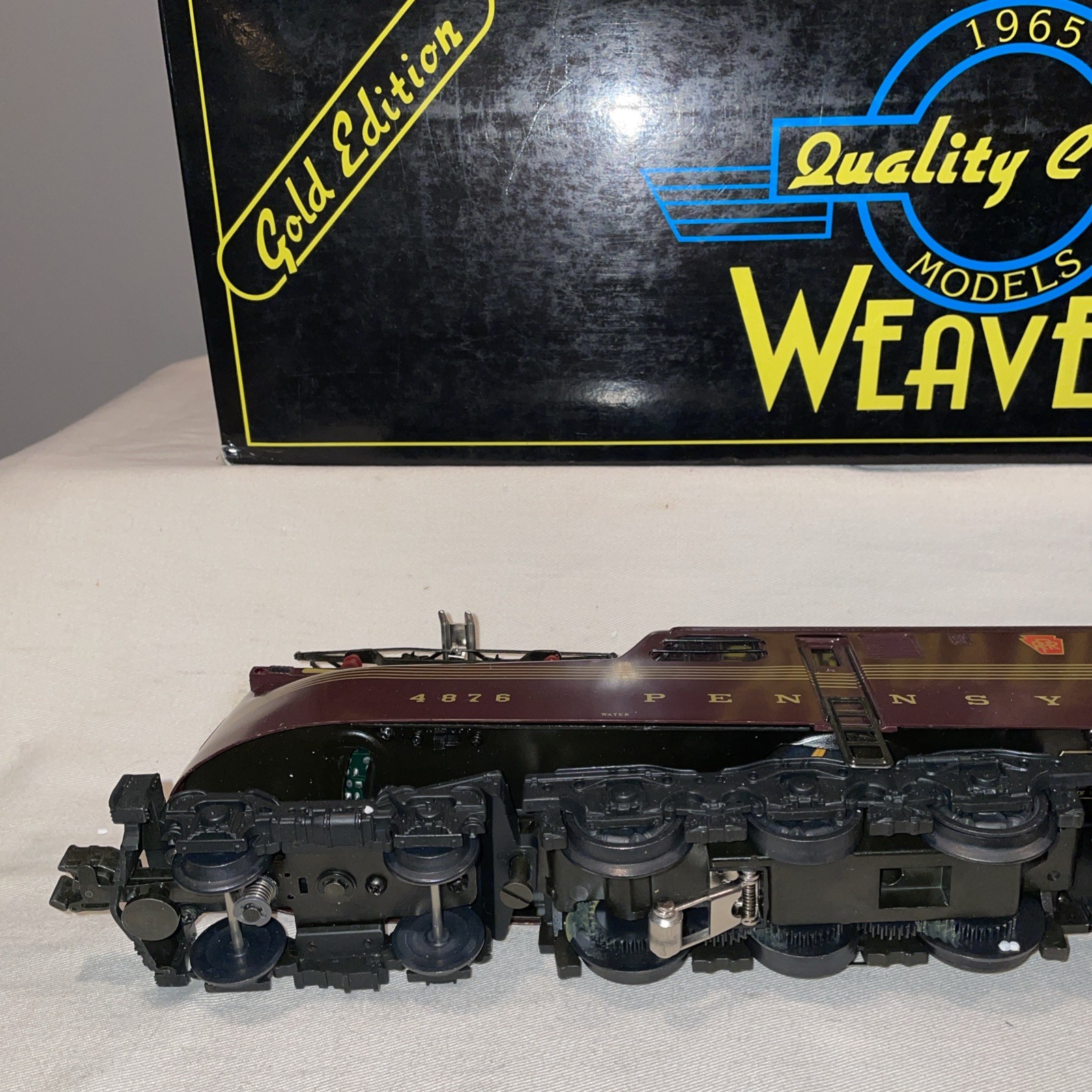 Weaver Pennsylvania RR BRASS GG-1 Tuscan Red 5-Stripe Electric Locomotive