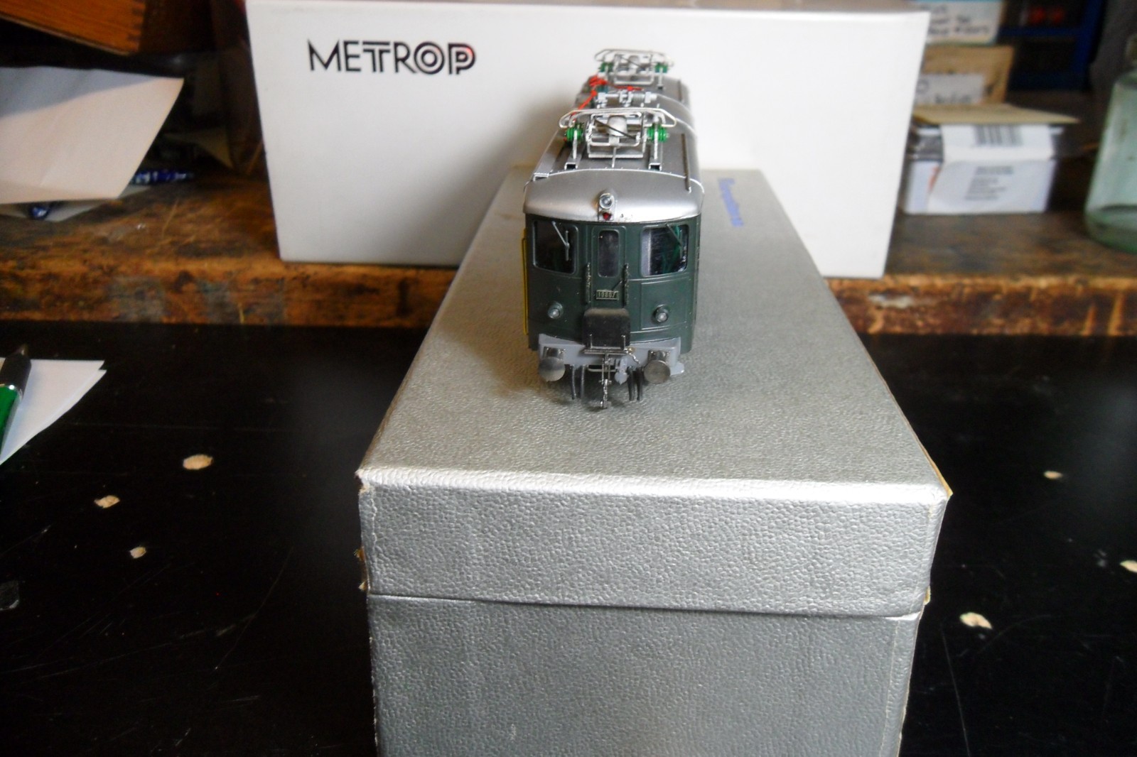 HO Brass Metropolitan Nr. 736 SBB Gotthard Locomotive Ae 4/6 Very Good Condition