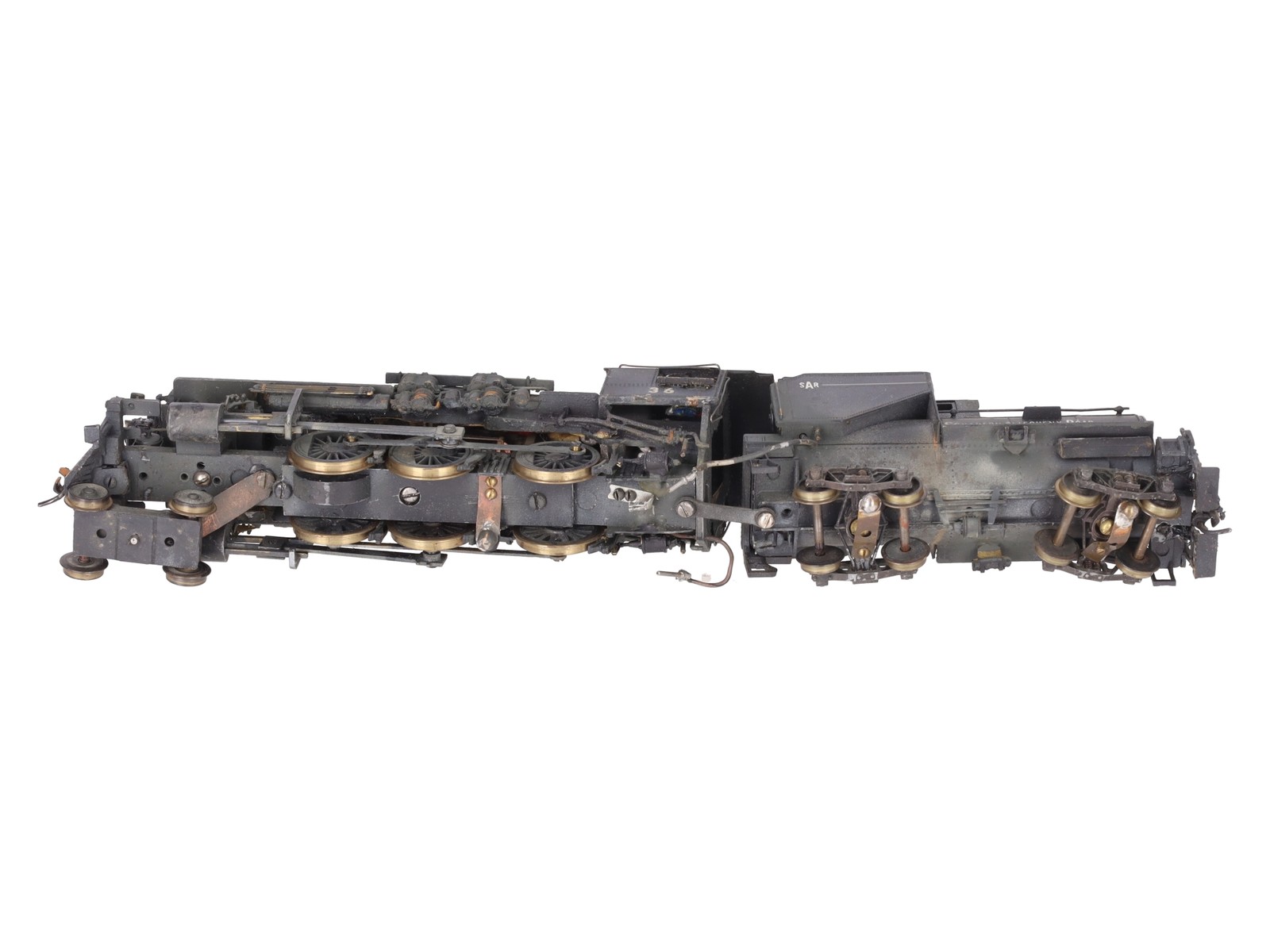 Roundhouse 455 HO Scale SAR 4-6-0 10 Wheeler Loco – Assembled/Custom