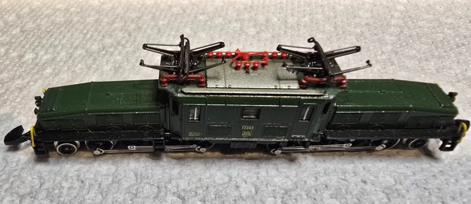 Marklin Z Mini-Club 8856 “Crocodile” Heavy Electric Locomotive LN/Box/Instr.