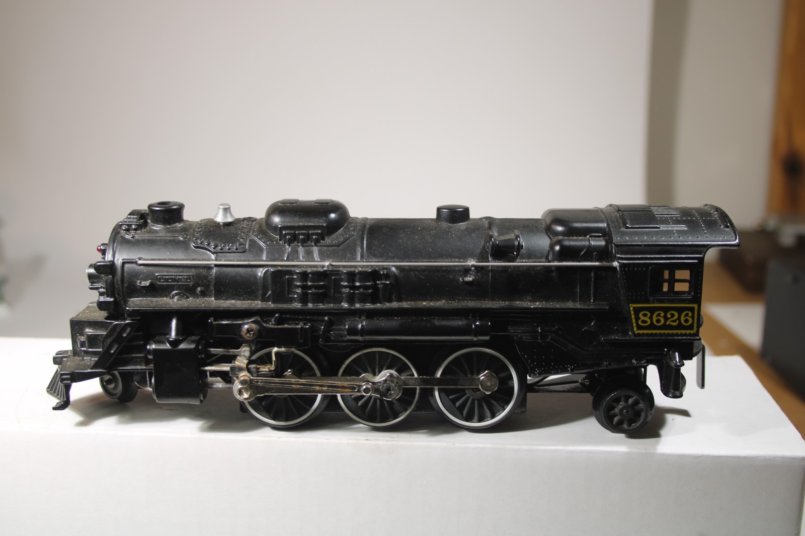 Lionel O27 Scale 2-6-2 Steam Engine 8626 Black, Track Tested, Runs Well