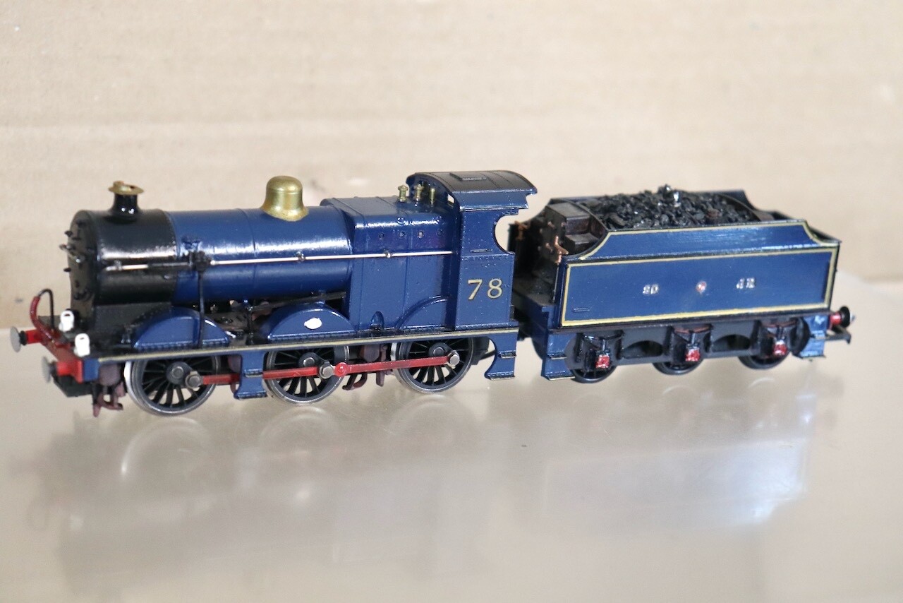 AIRFIX 54122 KIT BUILT S&DJR 0-6-0 FOWLER CLASS 4F LOCOMOTIVE 78 BOXED ob