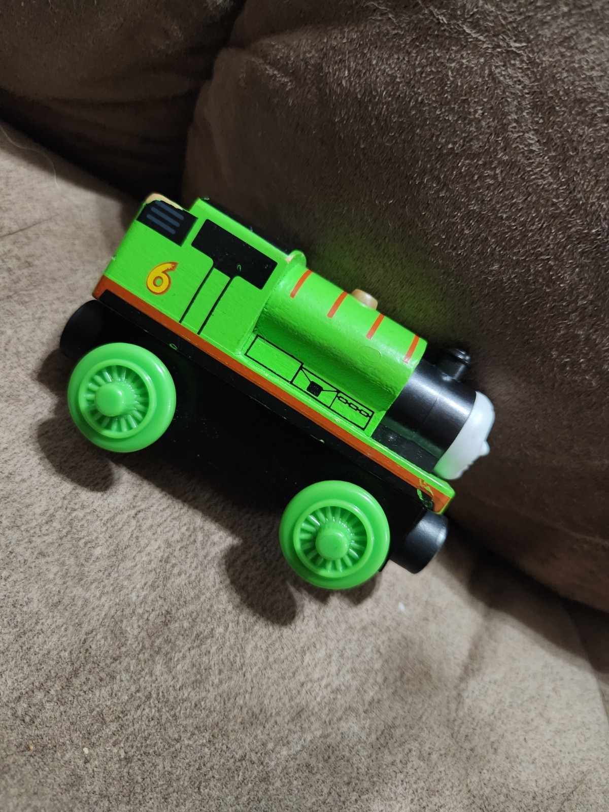 Vintage Thomas And Friends Wooden Train Percy And James 2001 Learning Curve