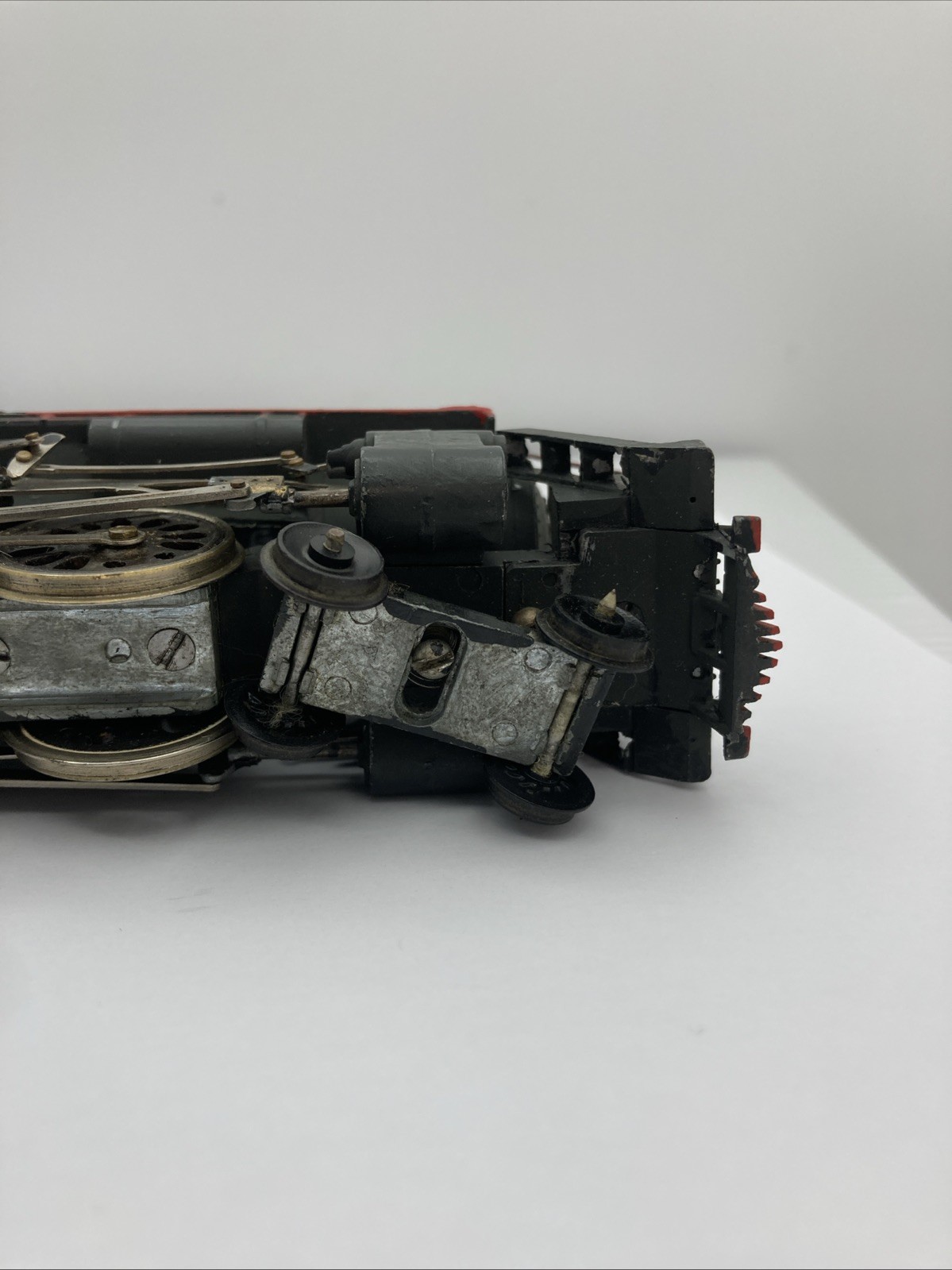 Vintage Unbranded Train HEAVY Metal Locomotive Looks Great Untested 7” Long
