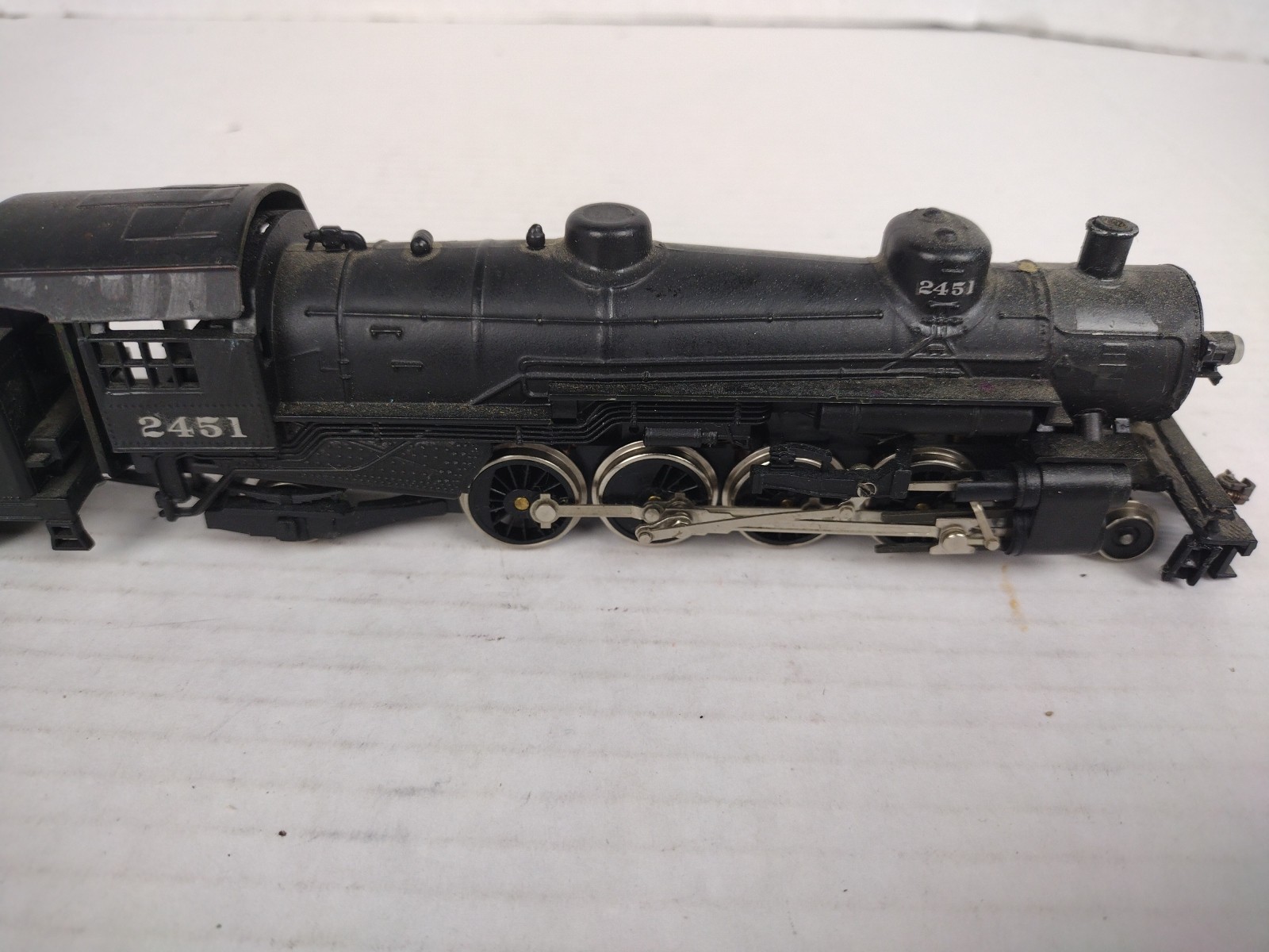 HO Scale Mehano ATSF Santa Fe? 2-8-2 Steam Locomotive #2481 Yugoslavia Made