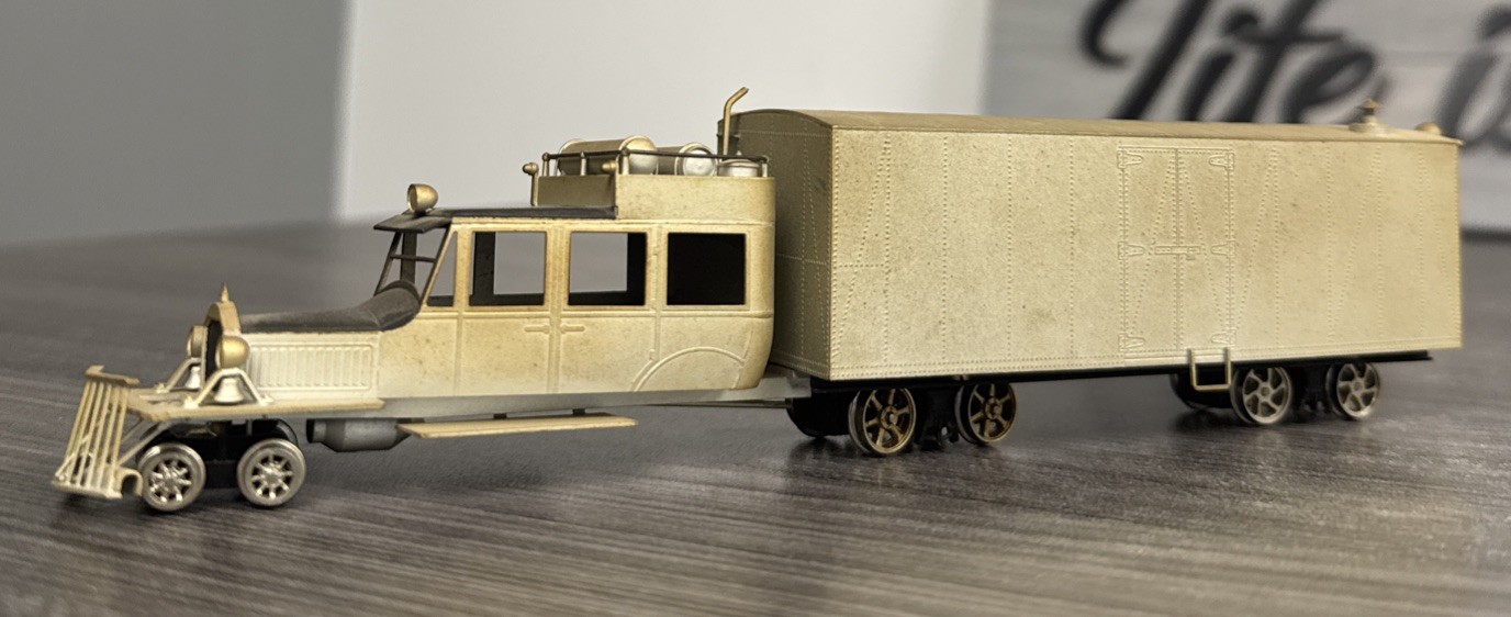 Pacific Fast Mail Sn3 Brass Rio Grande Southern 3-Truck Galloping Goose F/Ptd.