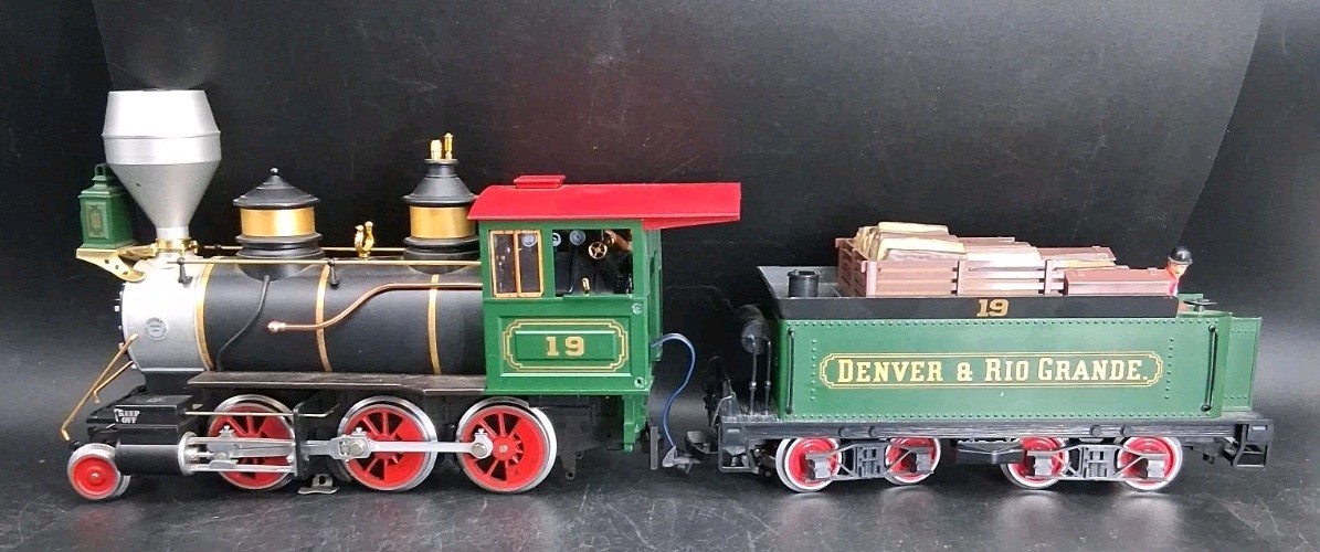 LGB 21181 Denver and Rio Grande 2-6-0 Mogul Steam Locomive & Tender #19/Box