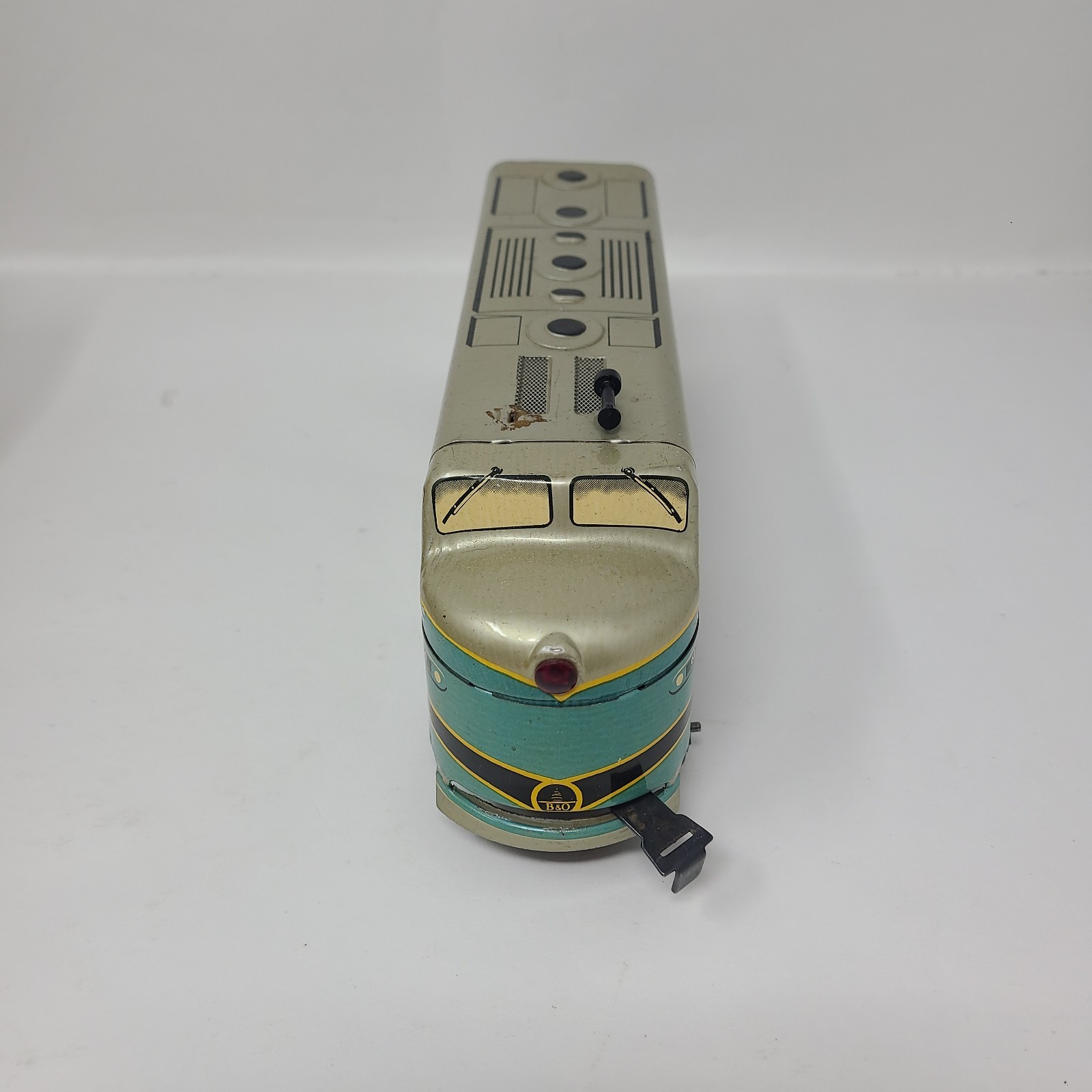 Vintage Marx Tin Train Baltimore & Ohio Locomotive Set w/ Box 5 Cars + Tracks