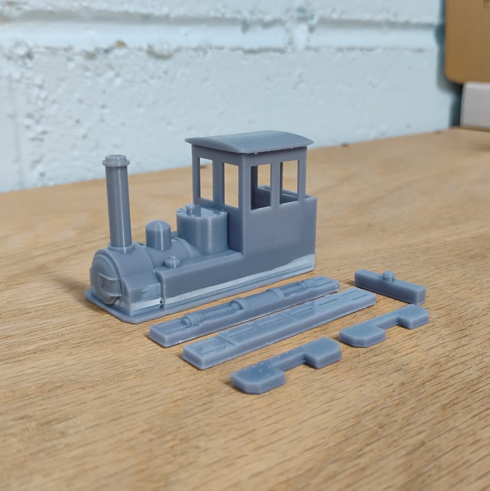 On18 T-BOILER SHAY LOCO kit #2. For Kato 11-109/11-110 chassis. RESIN 3D print.
