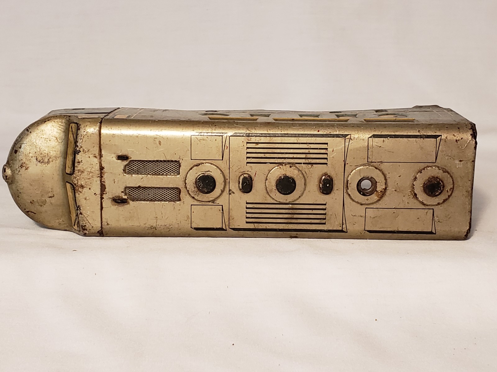 Marx Marlines O Gauge Tin Train B&O Diesel Baltimore & Ohio 62 Locomotive Shell