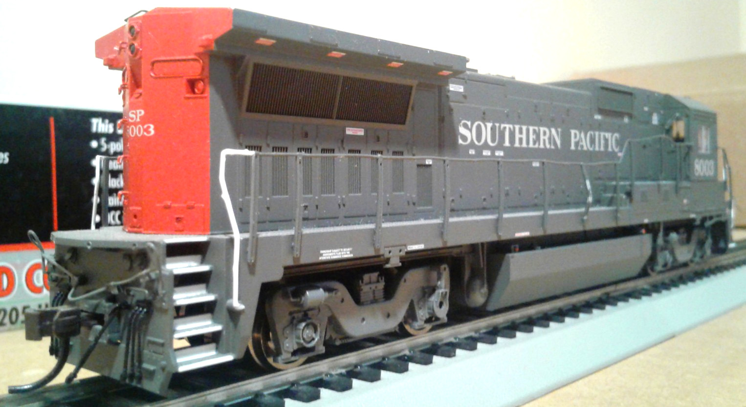 HO SCALE ATLAS GE B39-8 SOUTHERN PACIFIC SP #8003 7289
