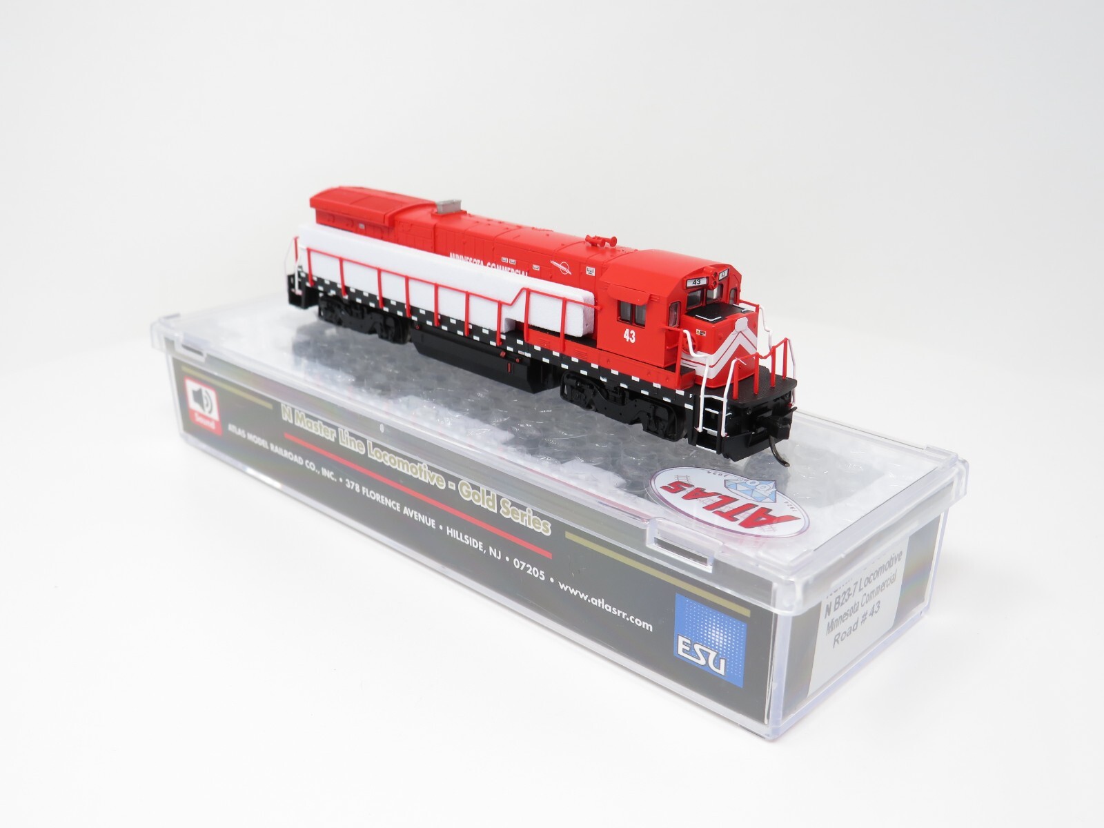 Atlas N 40005456 LokSound DCC Minnesota Commercial GE B23-7 Diesel Locomotive