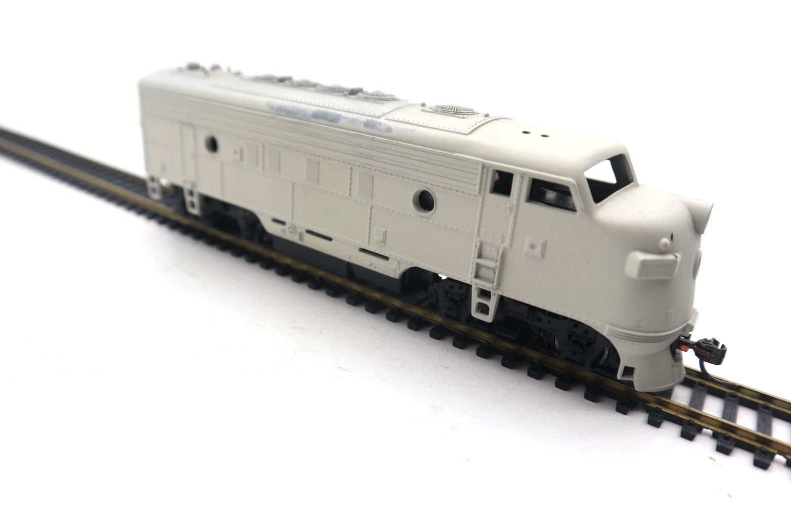 Vintage Athearn, HO, Repainted White F-7 Diesel Engine, C-7 EX
