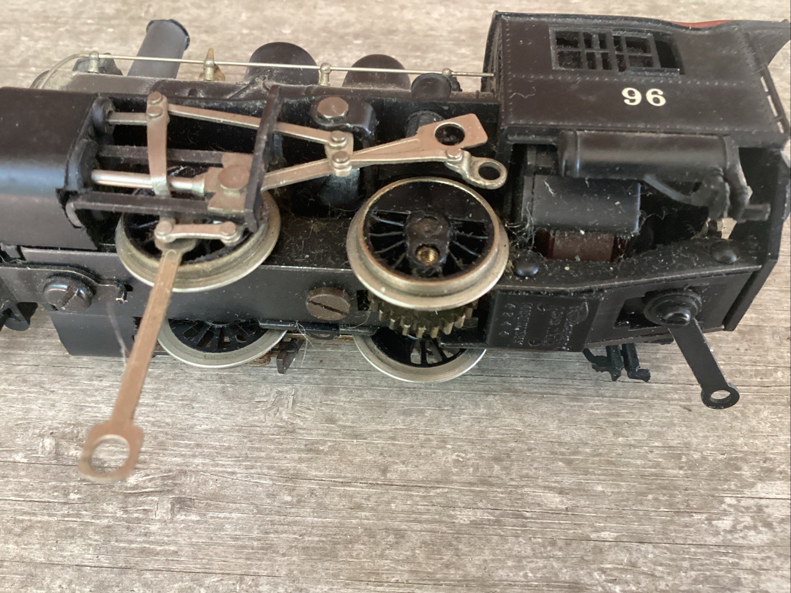 RIVAROSSI 1225 BALTIMORE & OHIO B&O 0-4-0 SWITCHER LOCOMOTIVE #96 AS IS