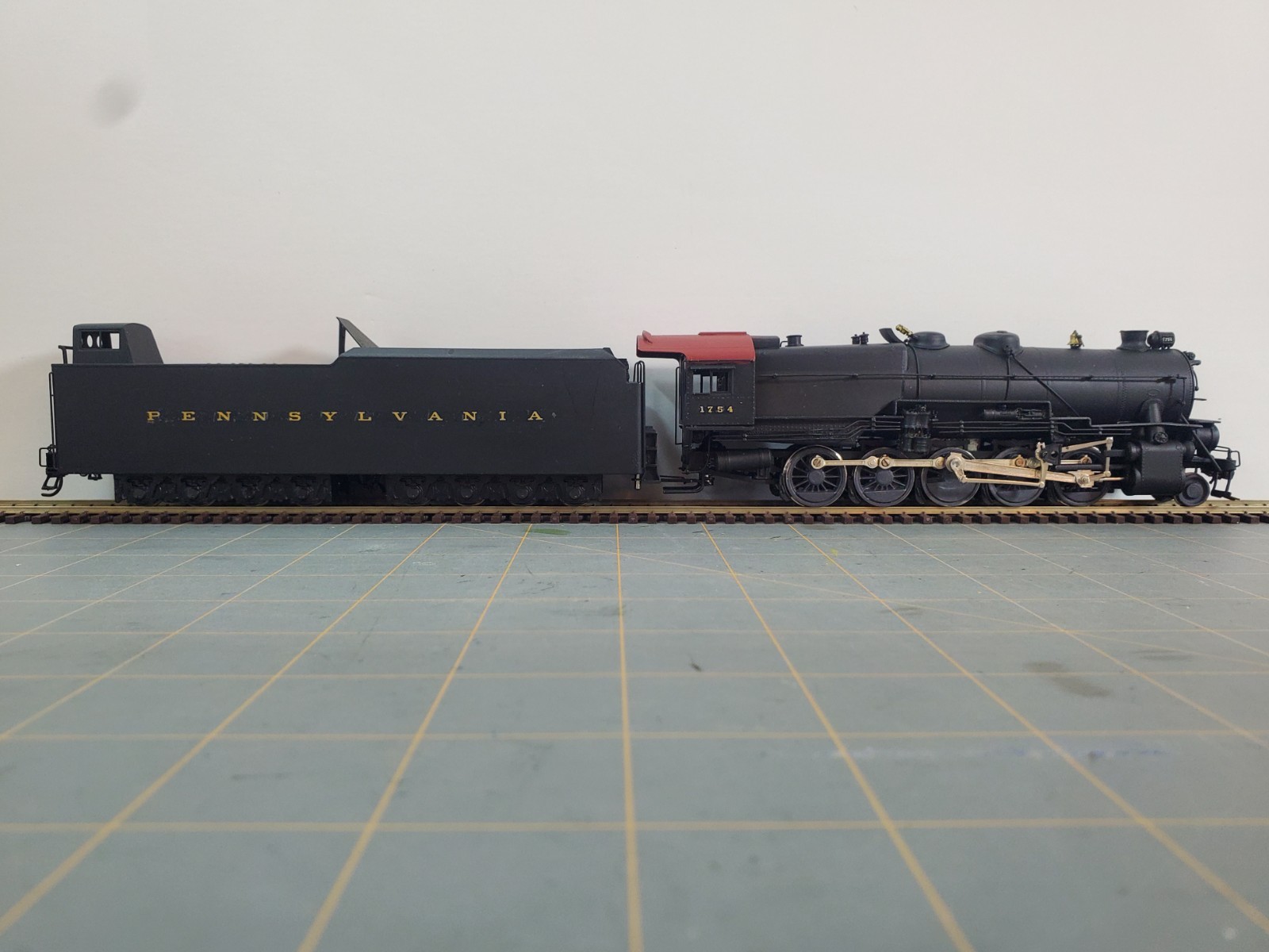 Pennsylvania 2-10-0 with Long Tender – HO Scale Brass Locomotive – Sunset Models