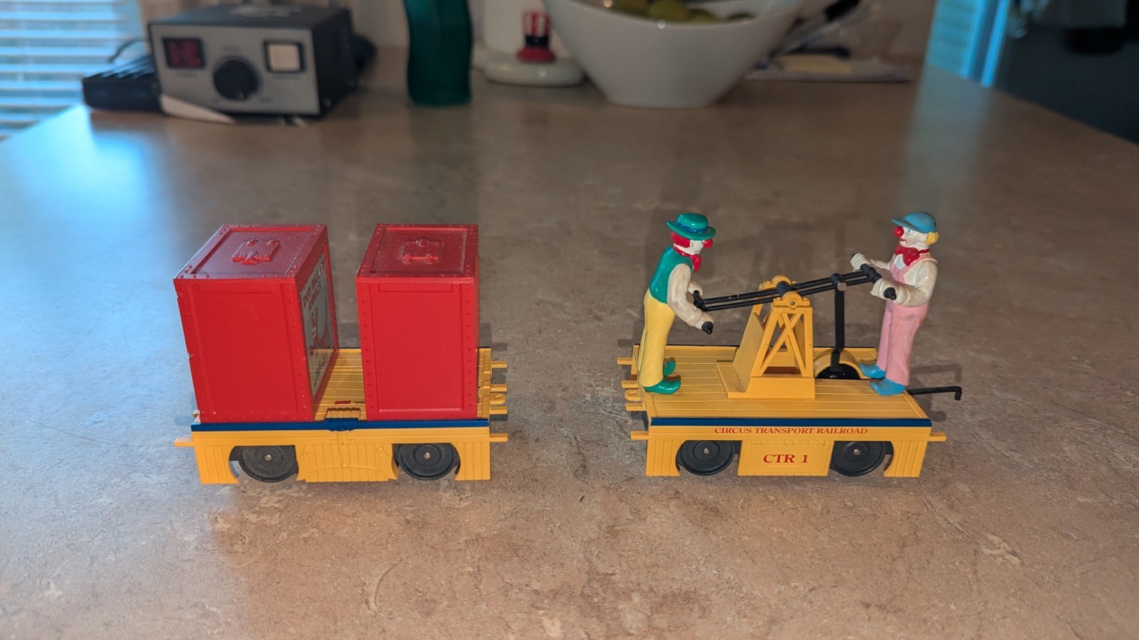 K LINE CIRCUS TRANSPORT RAILROAD CLOWN HAND CAR